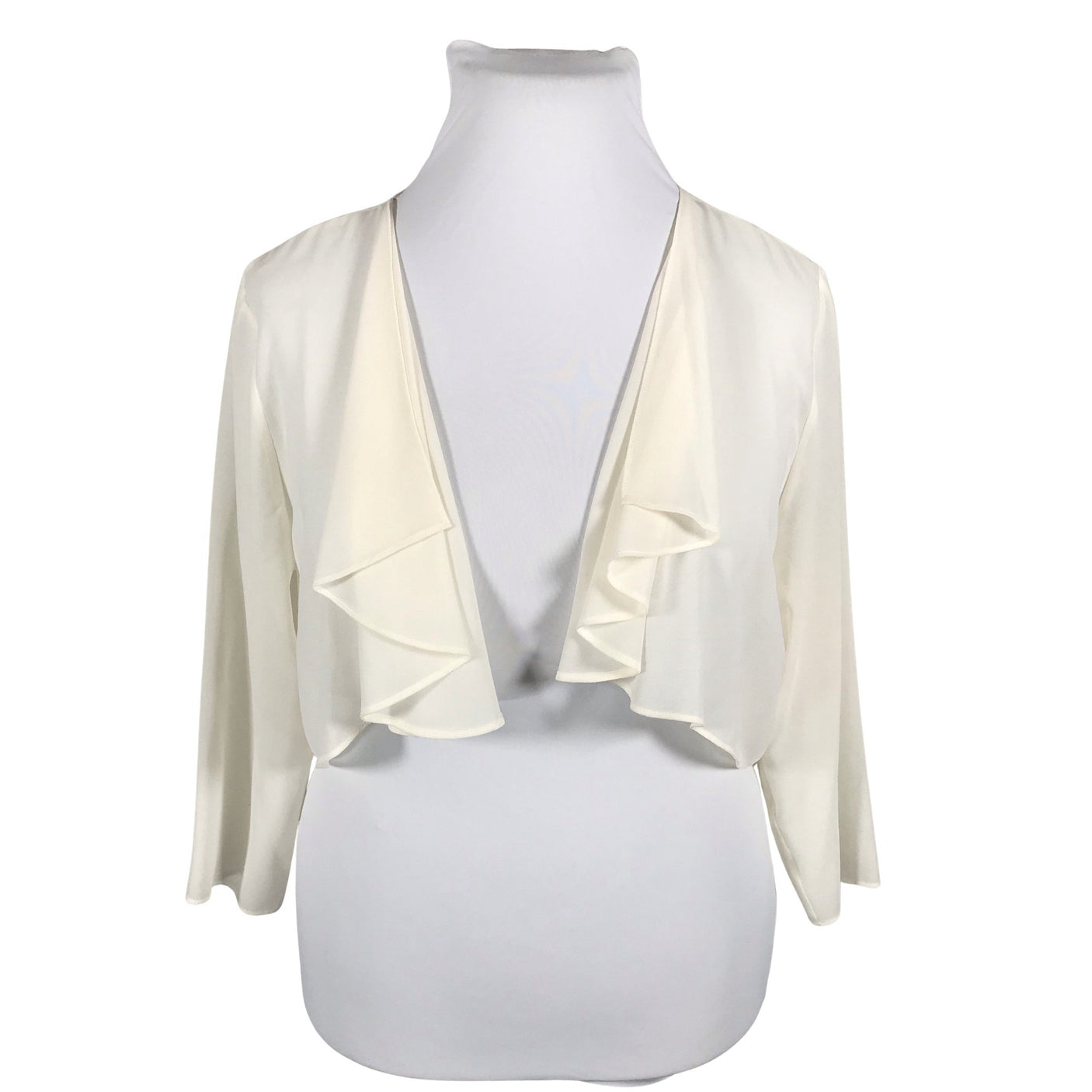 Naisten Marks&Spencer - Juhlabolero, koko 42 - Luonnonvalkoinen (1)