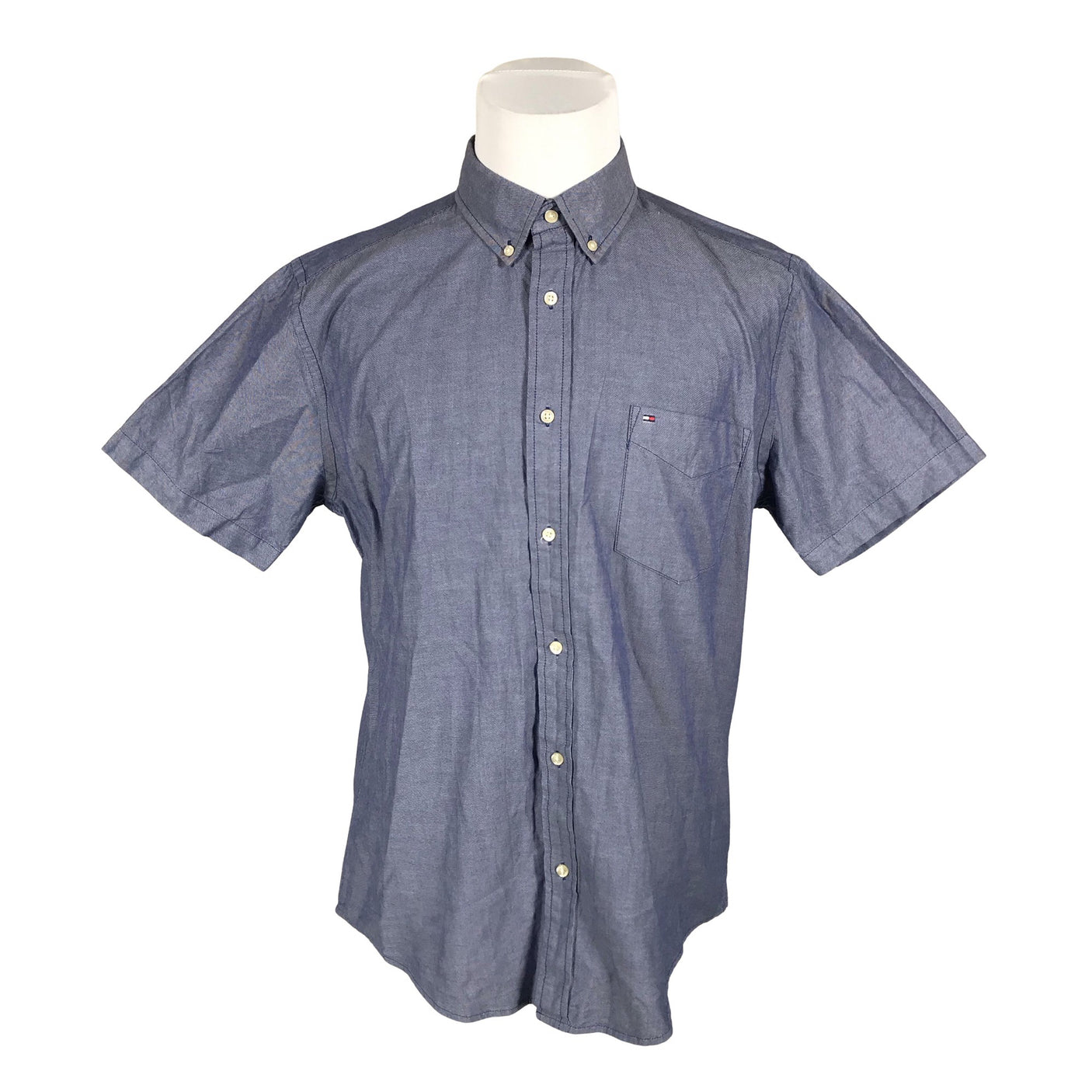 Miesten Tommy Hilfiger - Kauluspaita, koko L - Sininen (1)