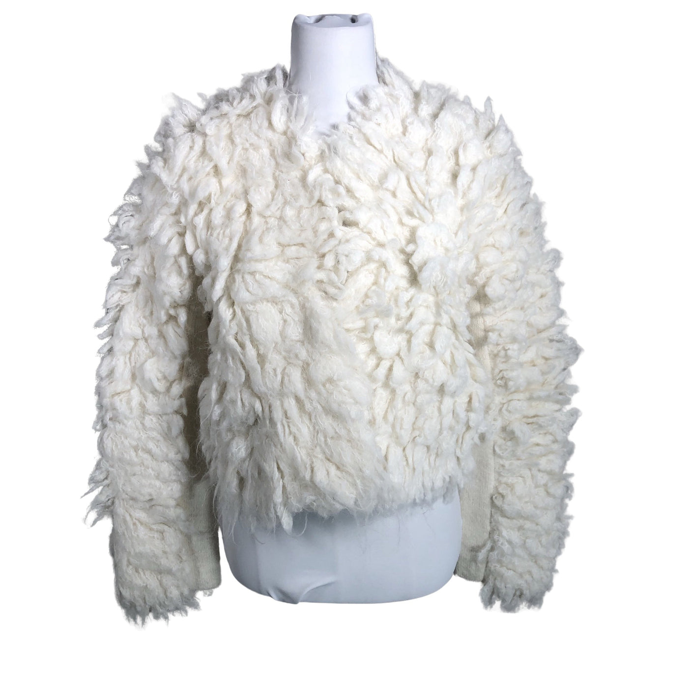 Naisten Arket - Neuletakki, koko 34 - Luonnonvalkoinen (1)