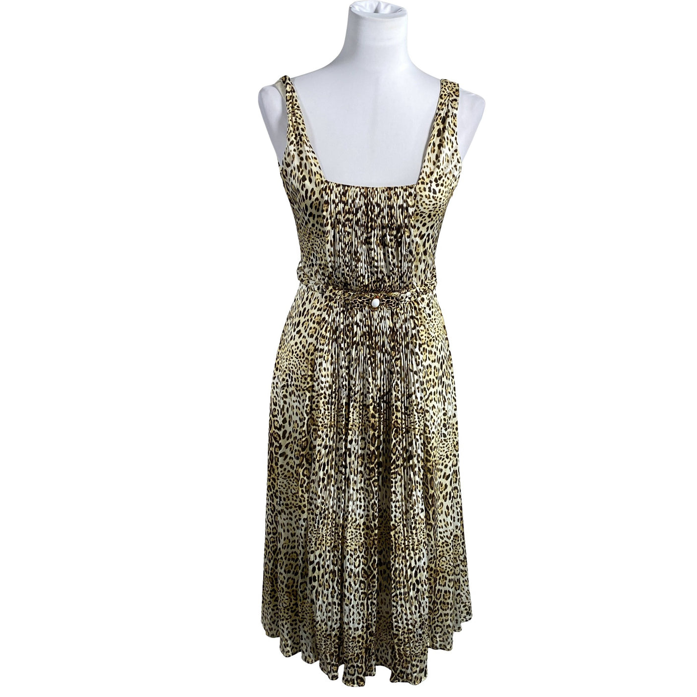 Naisten Roberto Cavalli - Trikoomekko, koko 38 - Beige (1)