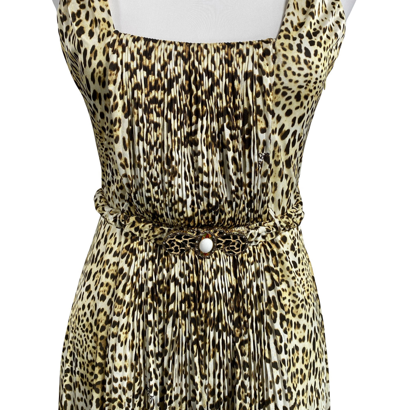 Naisten Roberto Cavalli - Trikoomekko, koko 38 - Beige (2)