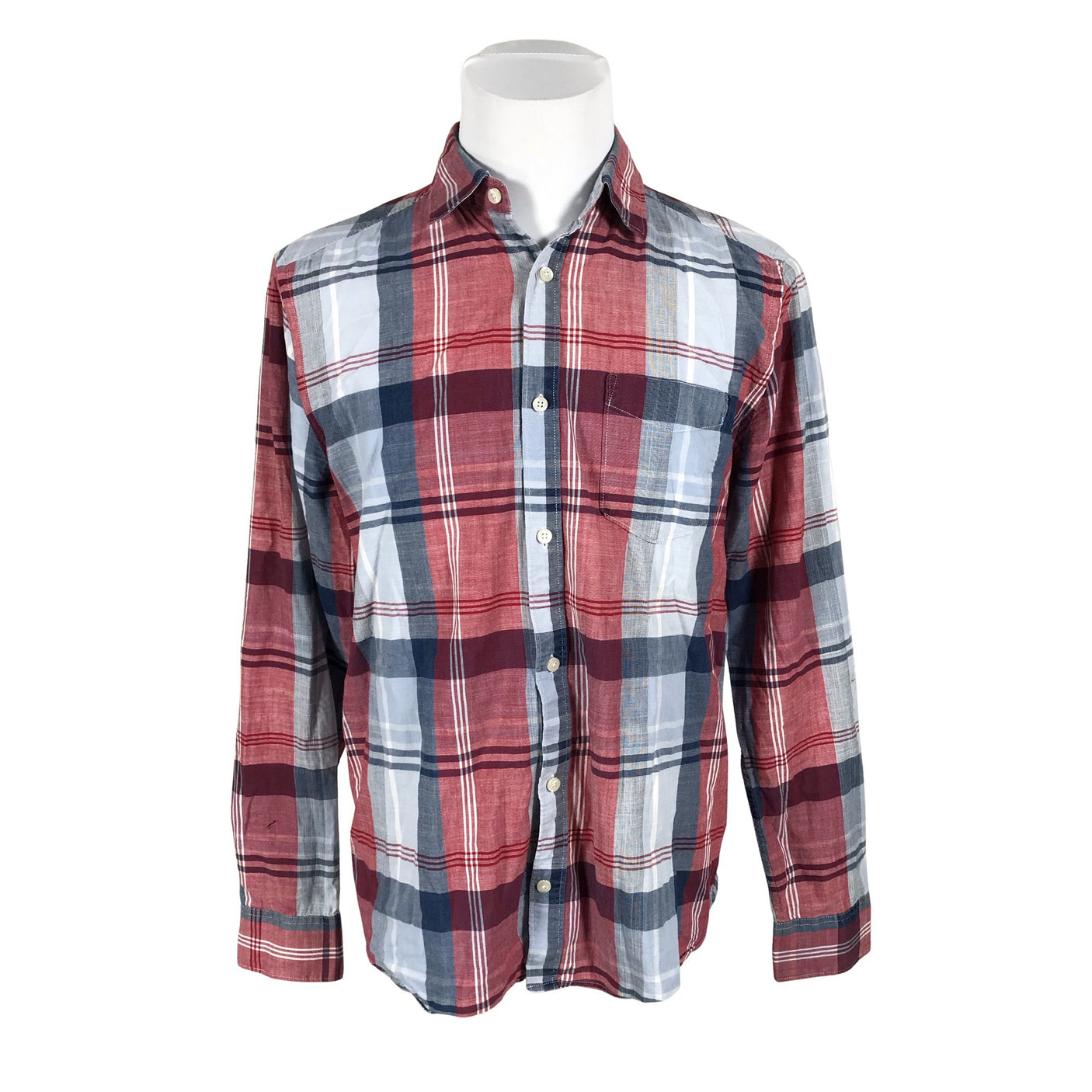 Miesten East West - Kauluspaita, koko L - Sininen (1)