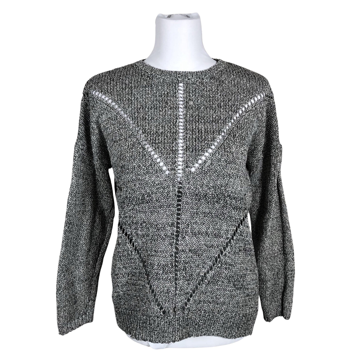 Naisten Cut & Pret - Neulepaita, koko 38 - Harmaa (2)