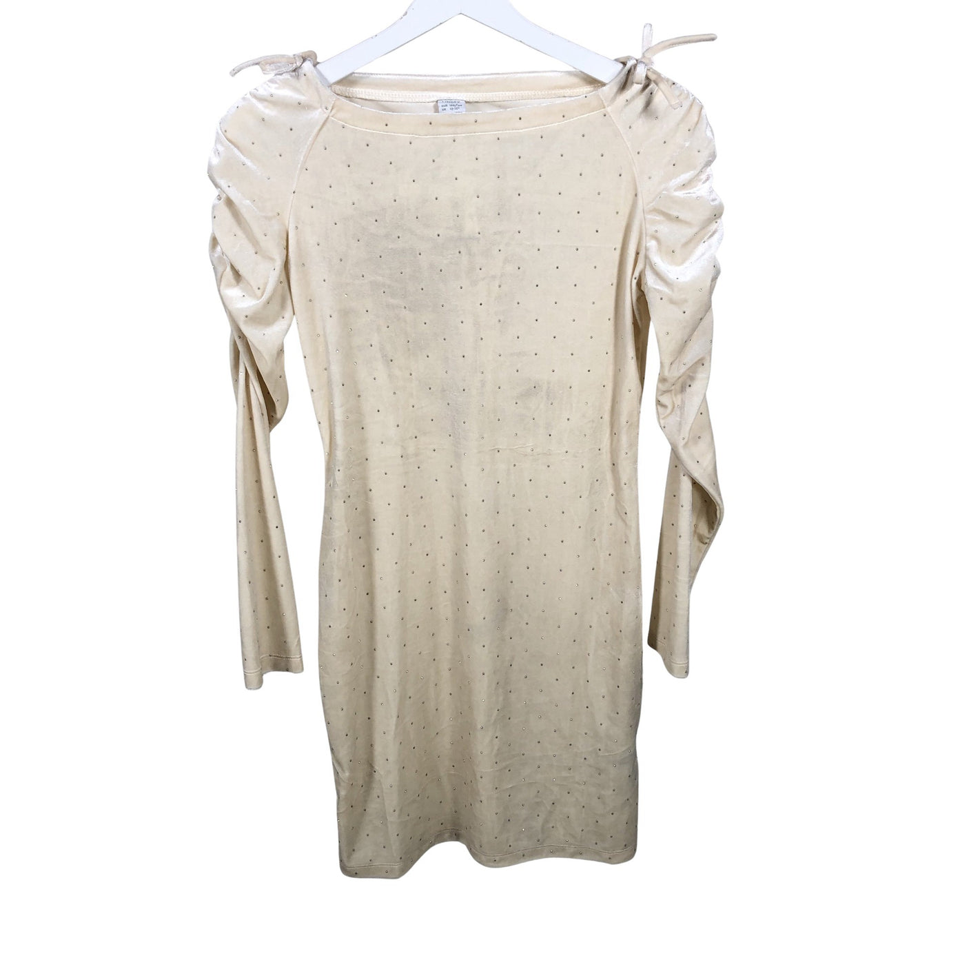 Tyttöjen Lindex - Trikoomekko, koko 158 - 164 - Luonnonvalkoinen (1)