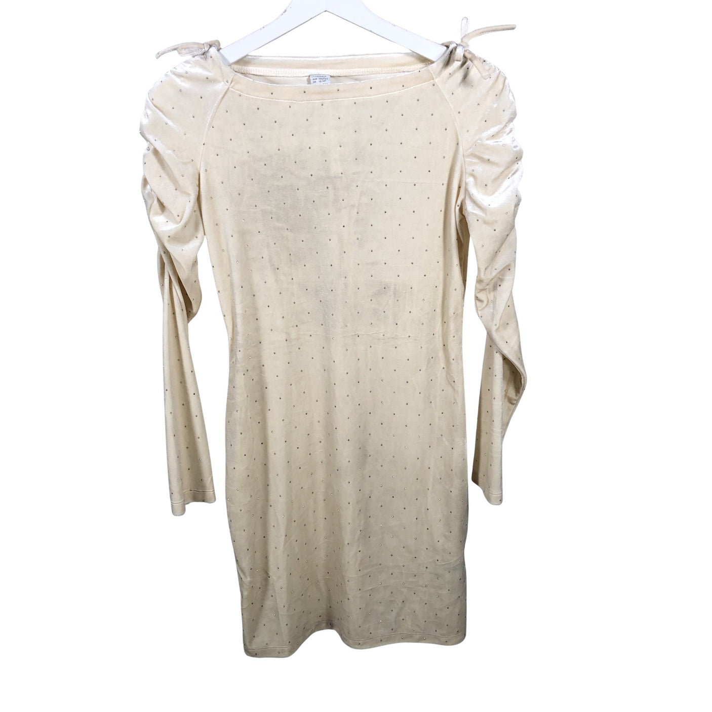 Tyttöjen Lindex - Trikoomekko, koko 158 - 164 - Luonnonvalkoinen (2)