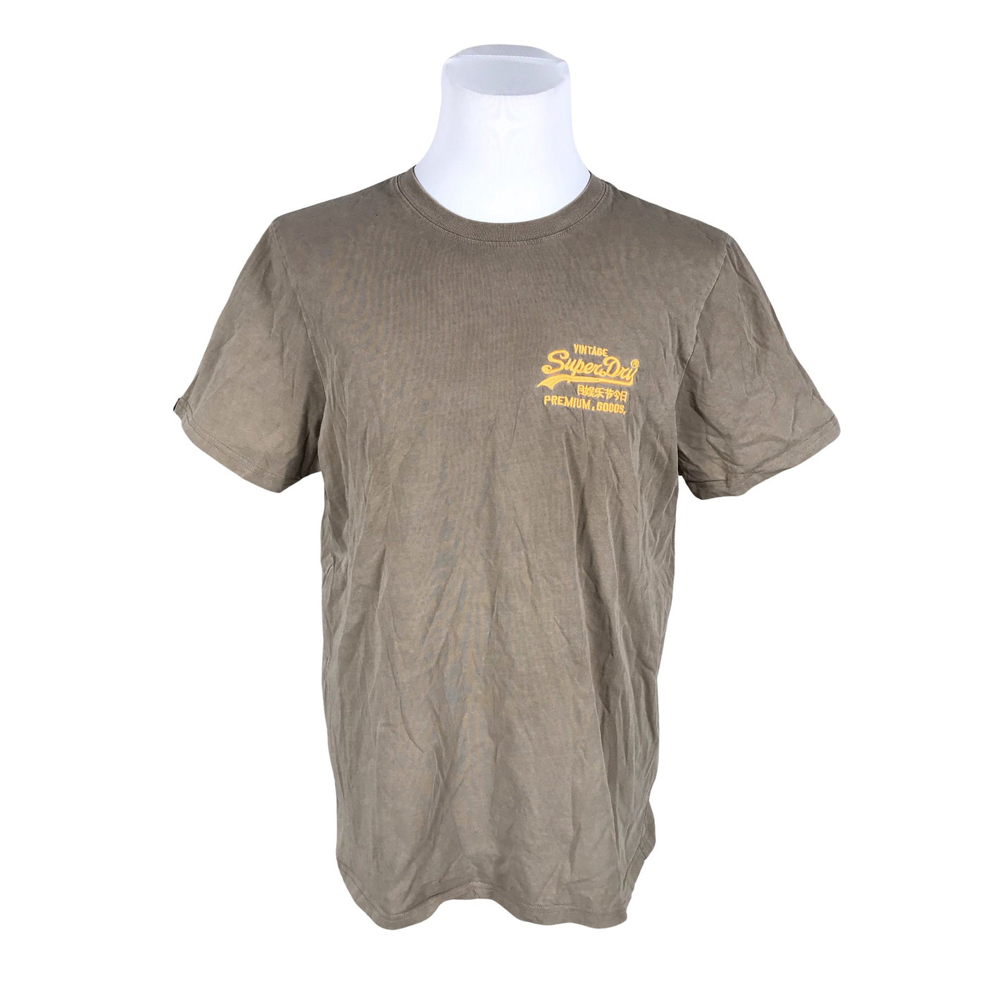 Miesten Superdry - T-paita, koko XXL - Beige (1)