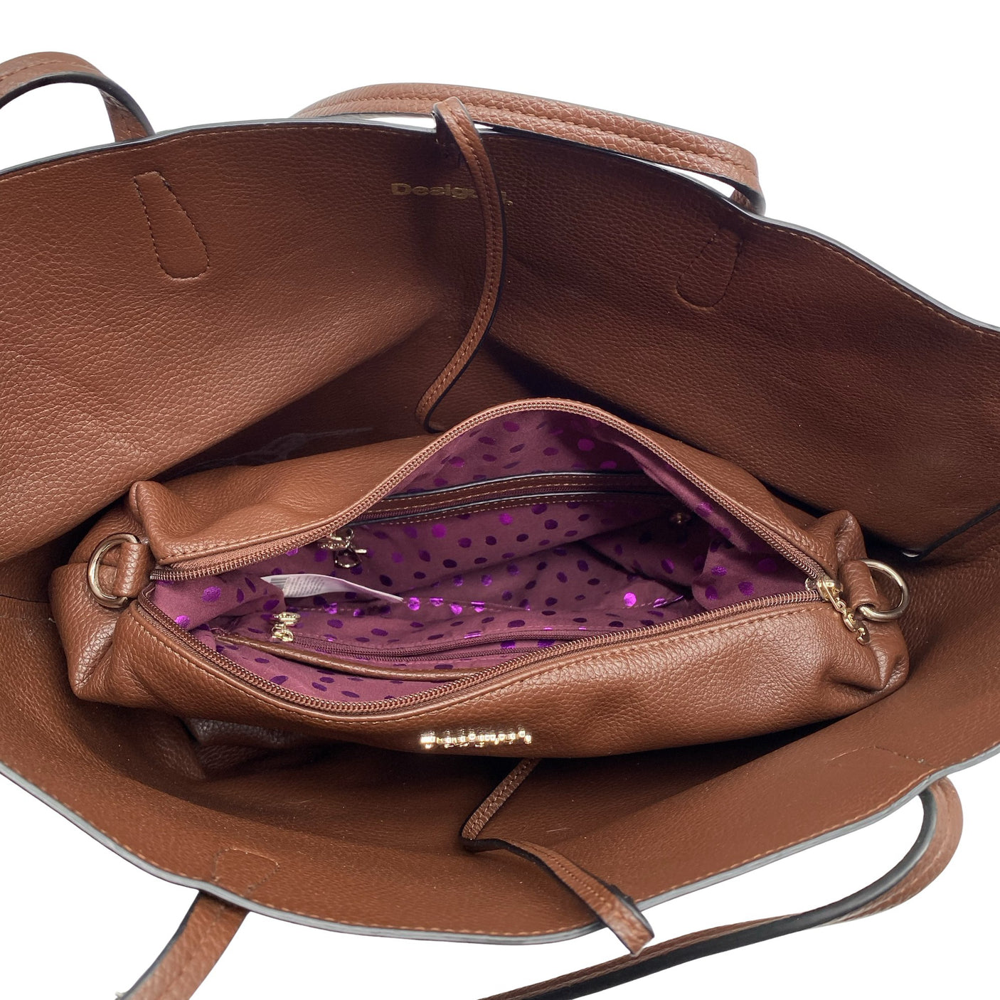 Naisten Desigual - Käsilaukku, koko Maxi - Beige (2)