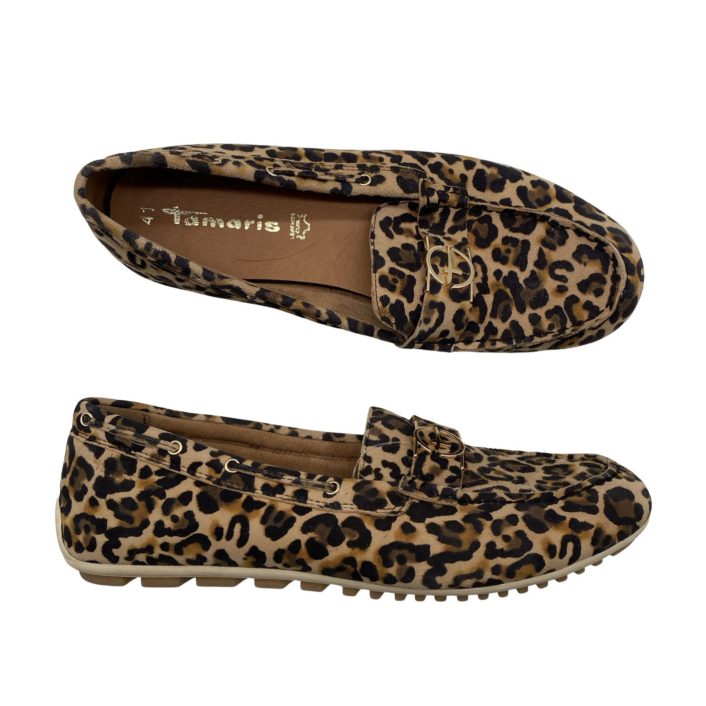 Naisten Tamaris - Loaferit, koko 41 - Beige (1)