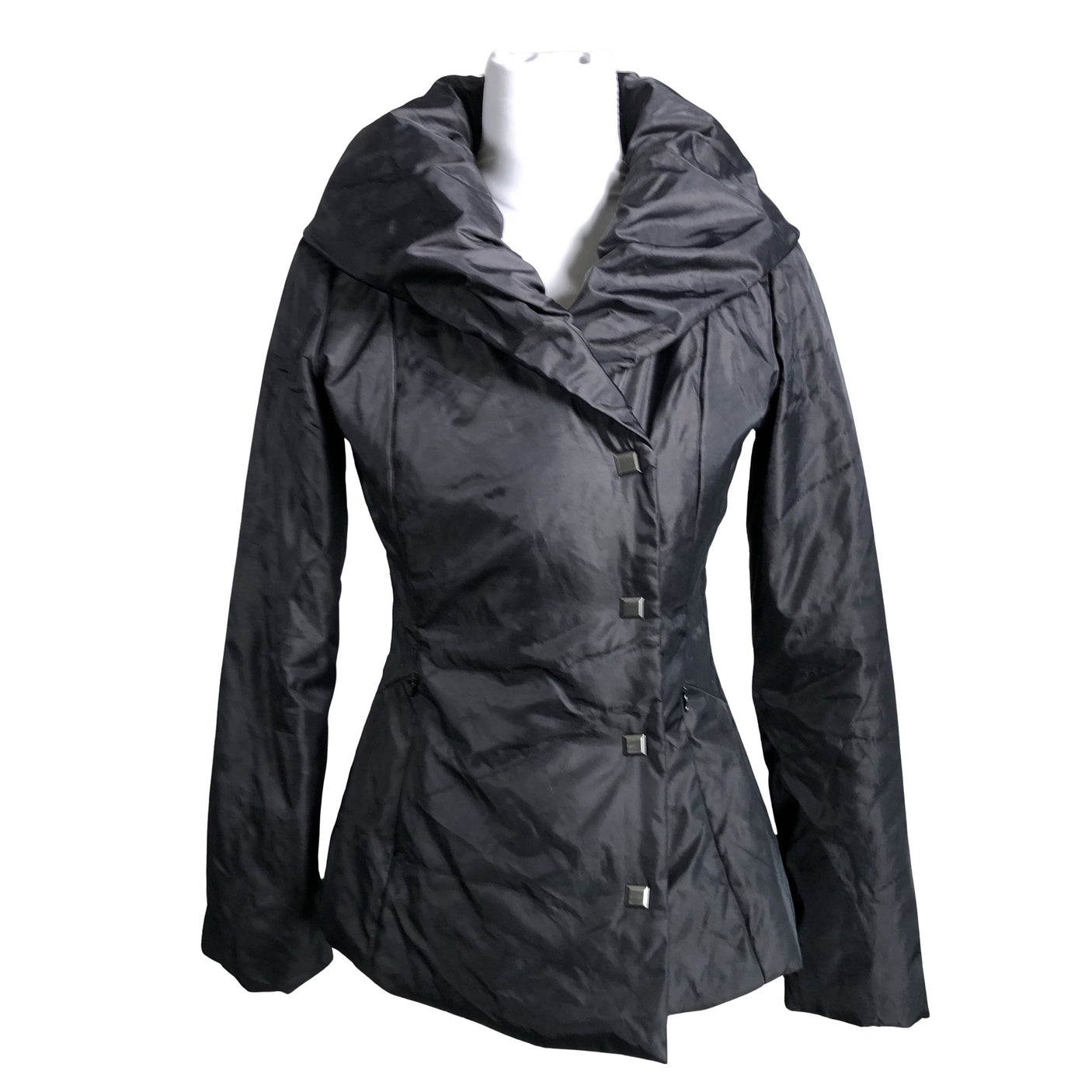 Naisten Your Face - Kevyttoppatakki, koko 34 - Musta (1)