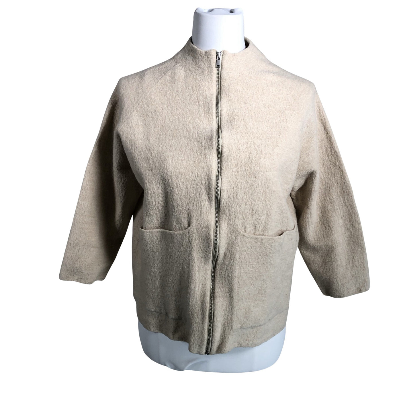 Naisten COS - Neuletakki, koko 40 - Beige (1)
