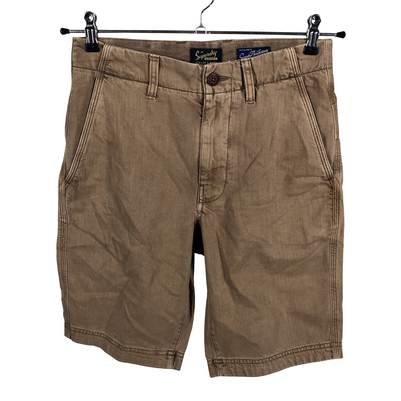 Miesten Superdry - Shortsit, koko W28 - Ruskea (2)