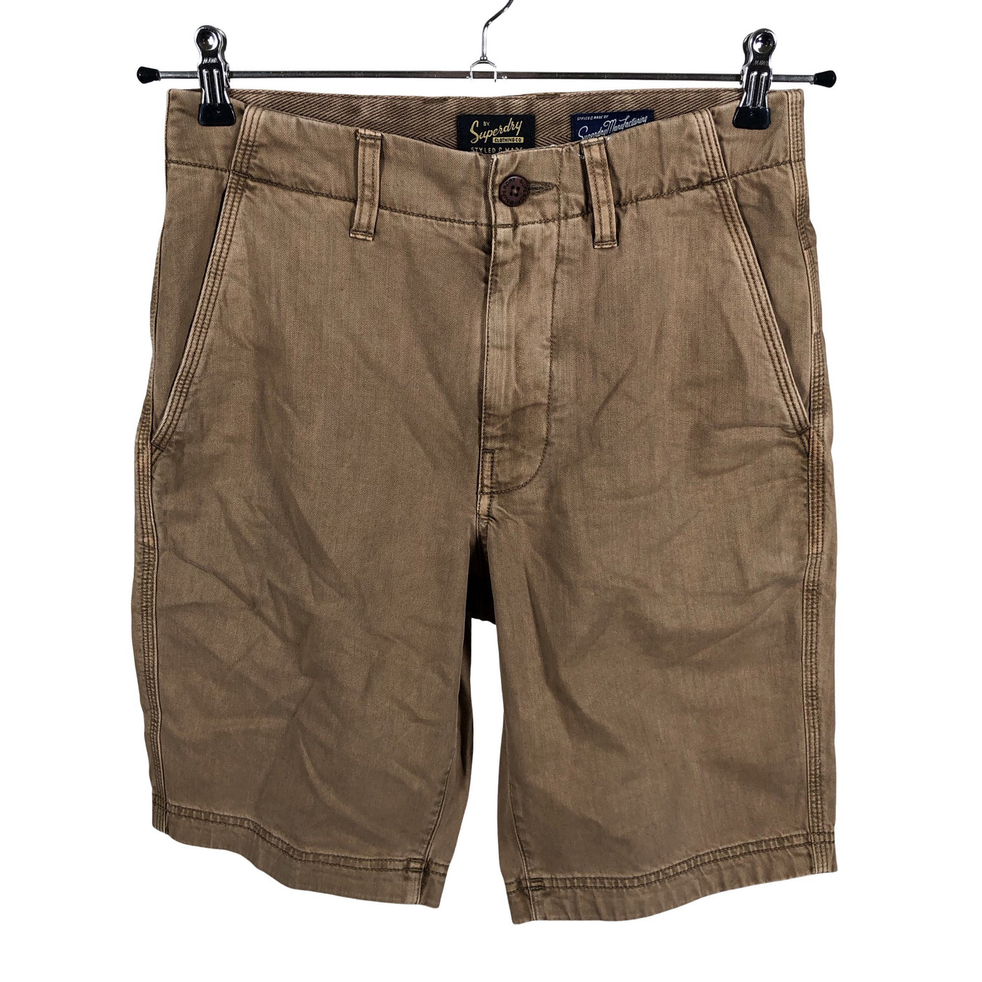 Miesten Superdry - Shortsit, koko W28 - Ruskea (1)