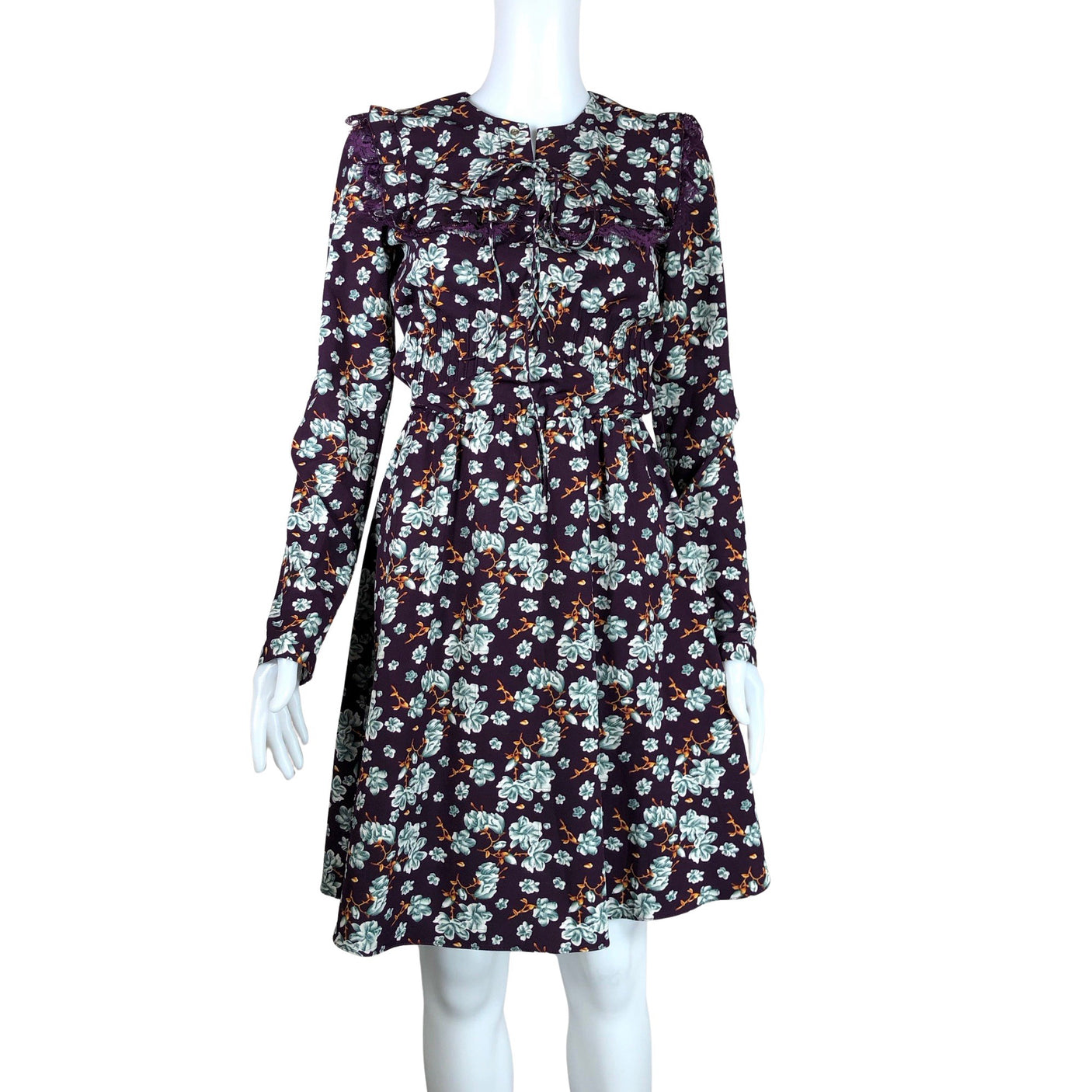 Naisten De Camie - Sifonkimekko, koko 36 - Violetti (1)