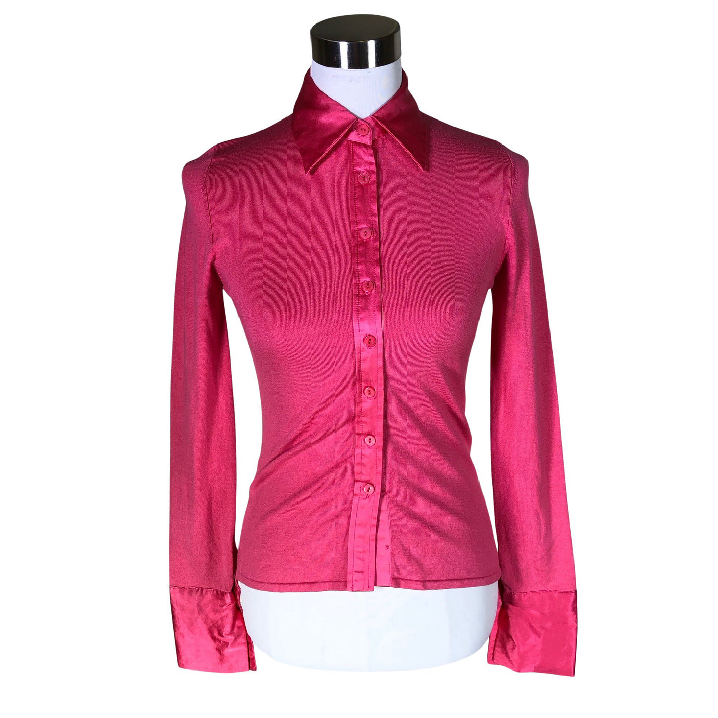 Naisten Global - Neulepaita, koko 32 - Pinkki (1)