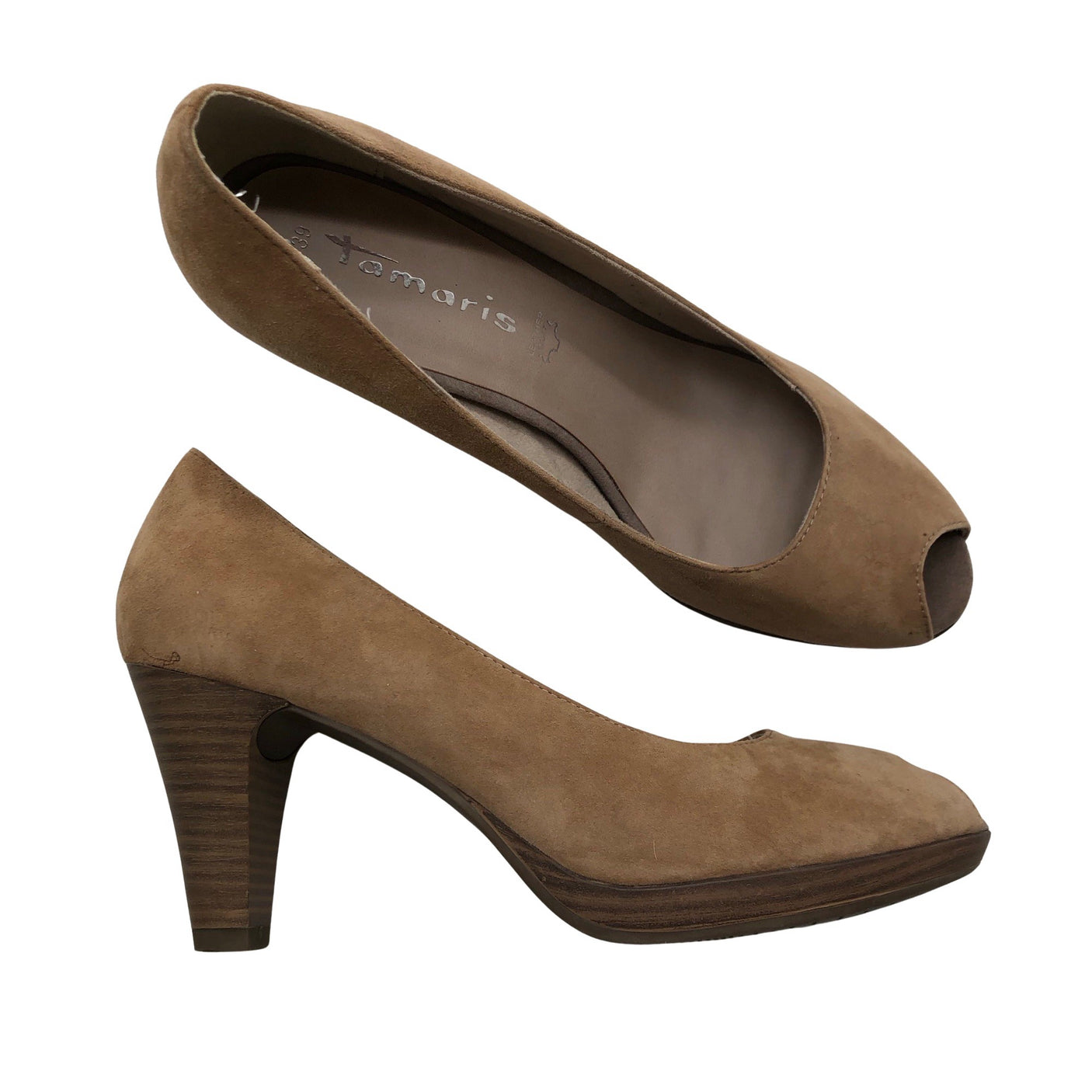 Naisten Tamaris - Avokärkiset korkokengät, koko 39 - Ruskea (1)
