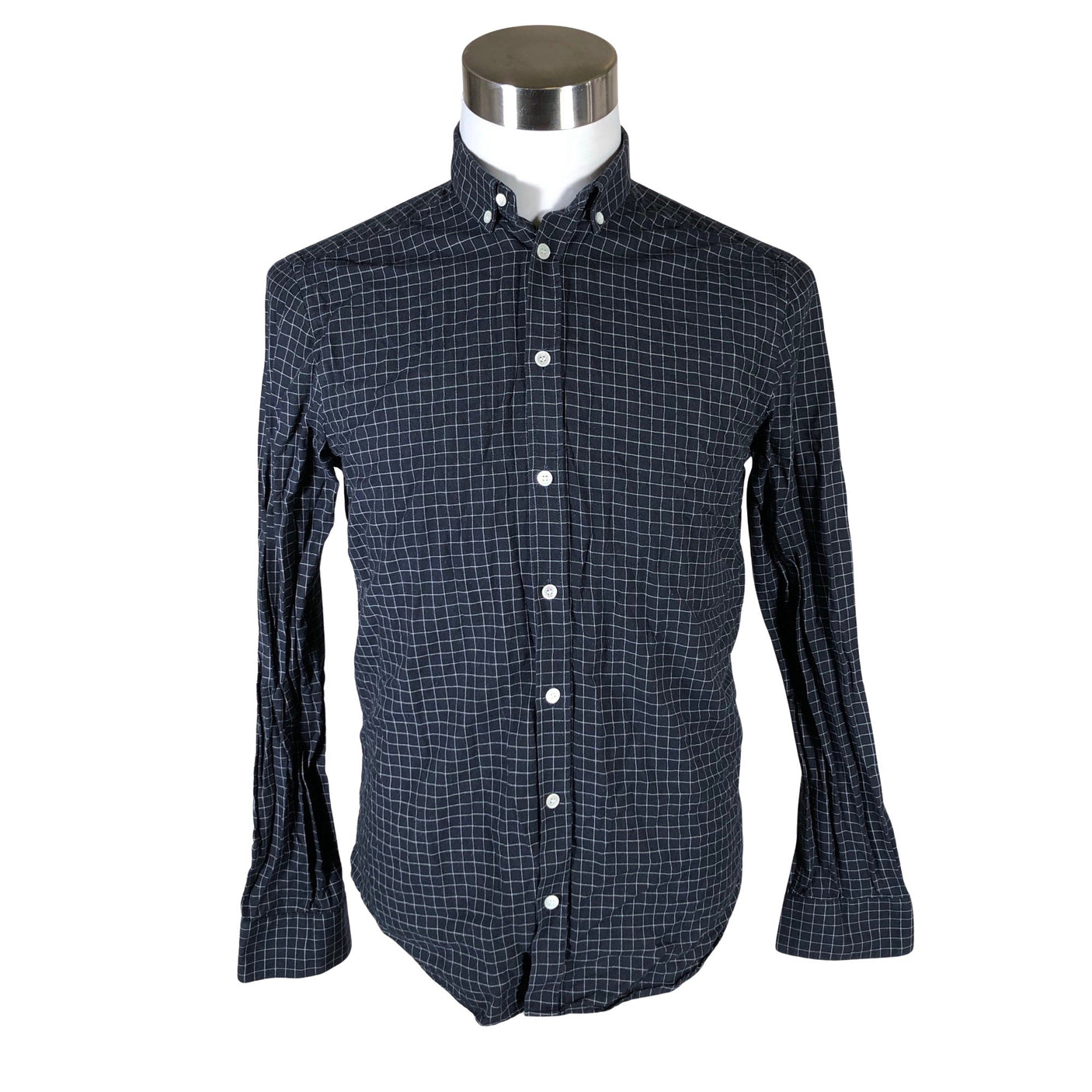 Unisex Bruuns Bazaar - Collared shirt, size M - Blue