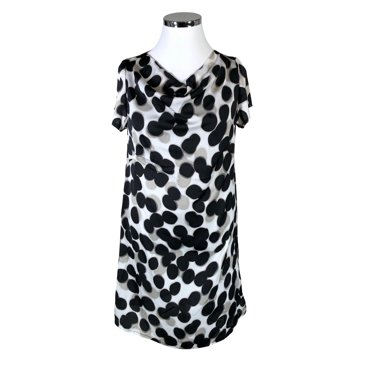 Naisten Cashmere - Sifonkimekko, koko 42 - Musta (1)