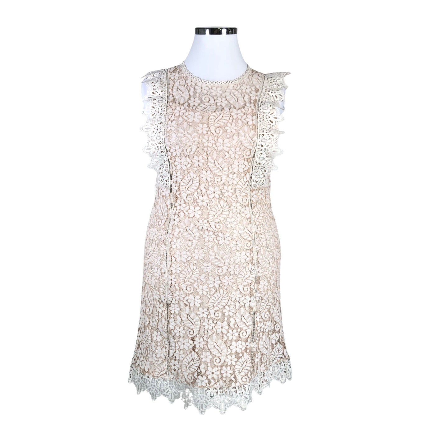 Unisex Cream - Juhlamekko, koko 44 - (1)
