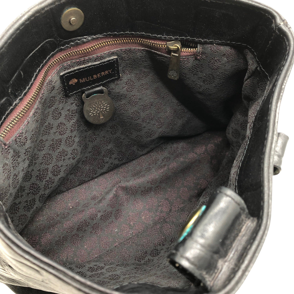 Naisten Mulberry - Käsilaukku, koko Mini - Musta (2)
