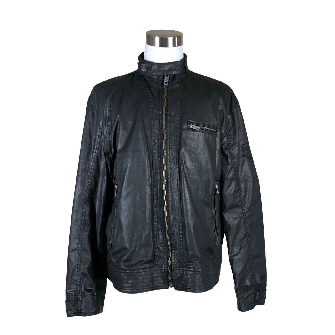 Miesten Camel Active - Nahkatakki, koko XXXL - Musta (1)
