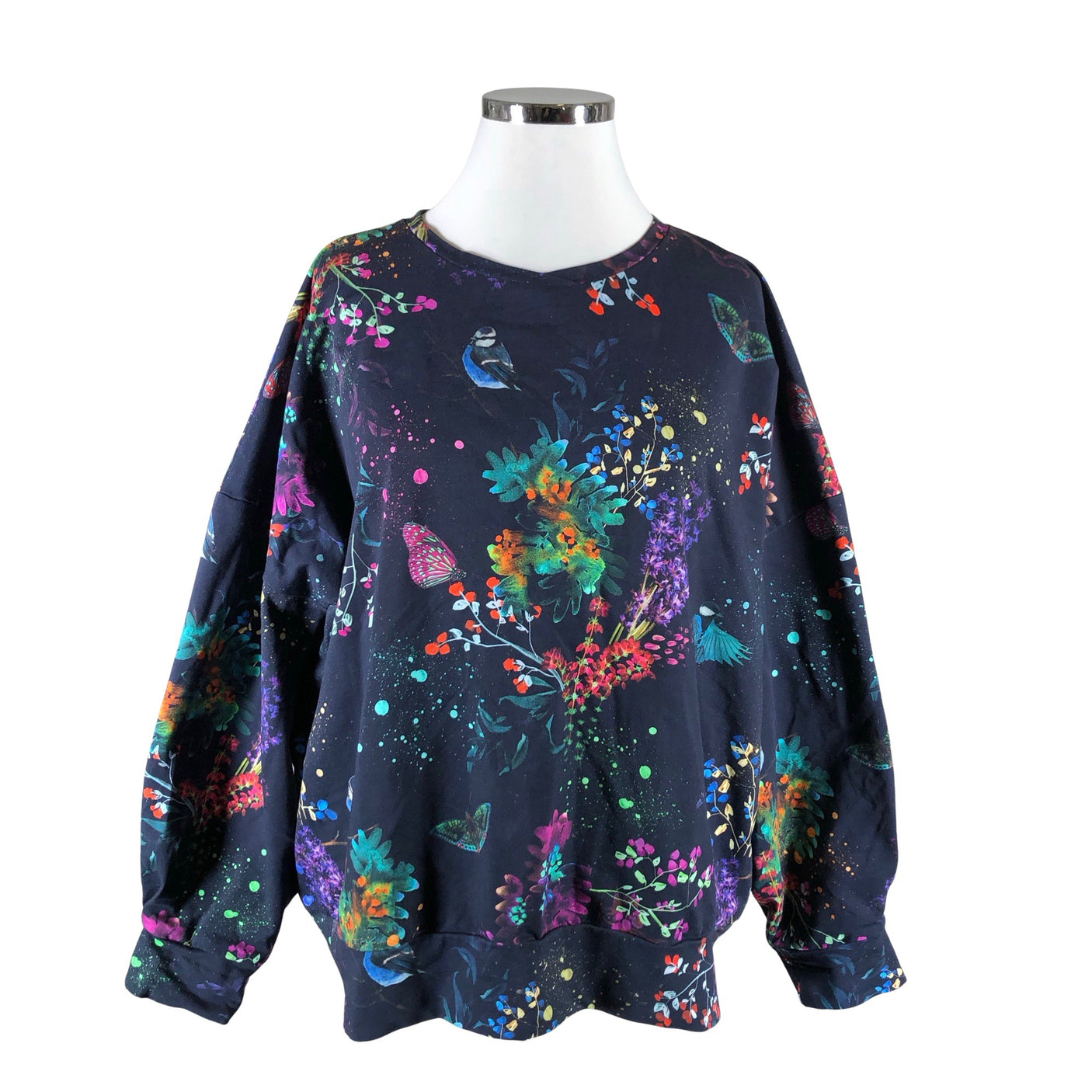 Naisten Televisio Lifestyle Store - Collegepaita, koko 46 - Sininen (1)