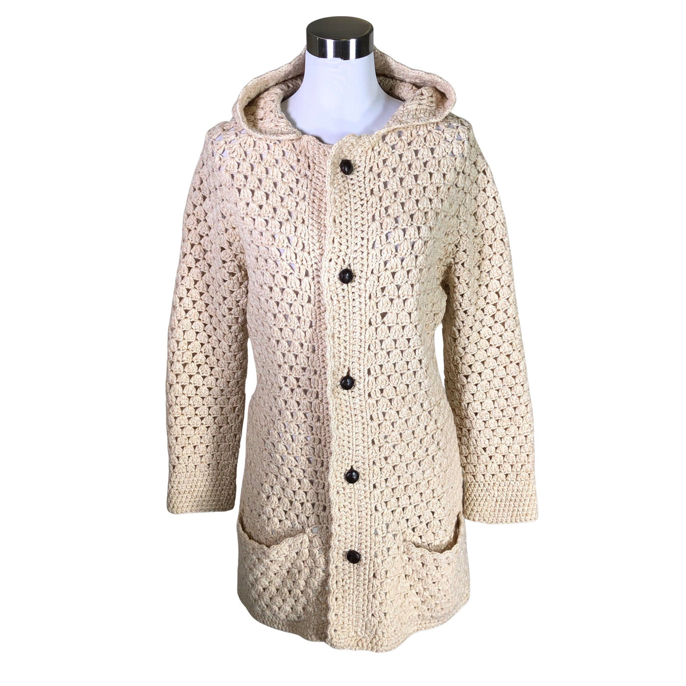 Unisex Handmade - Neuletakki, koko 36 - (1)