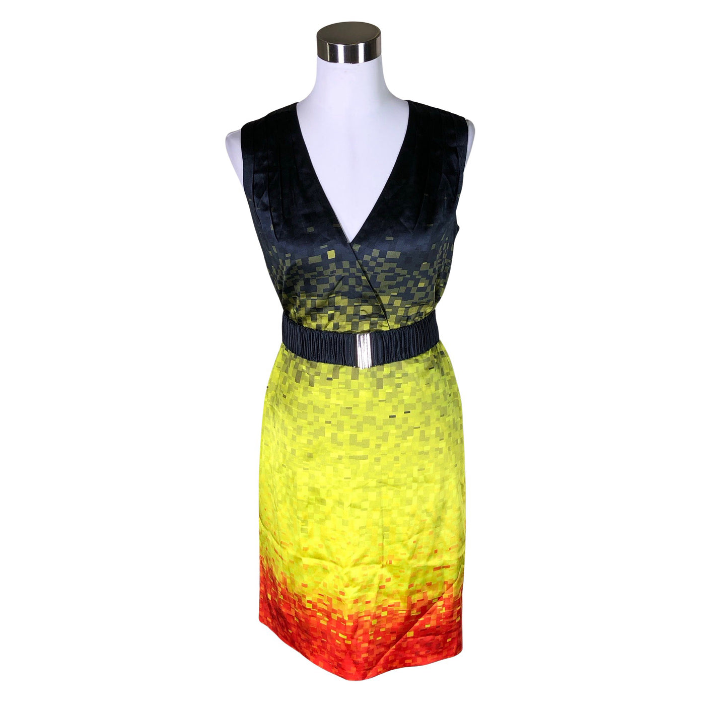 Naisten Karen Millen - Sifonkimekko, koko 38 - Keltainen (1)