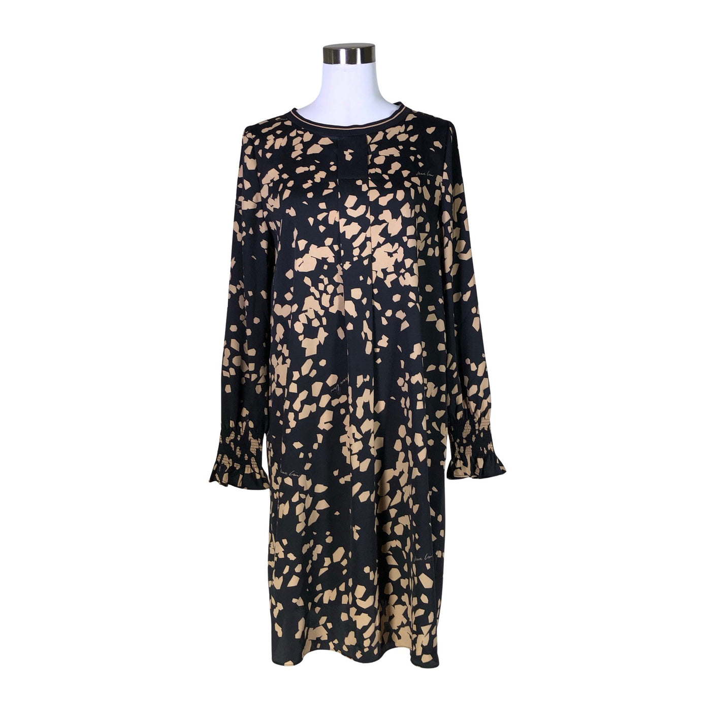 Naisten Marc Cain - Sifonkimekko, koko 38 - Musta (1)