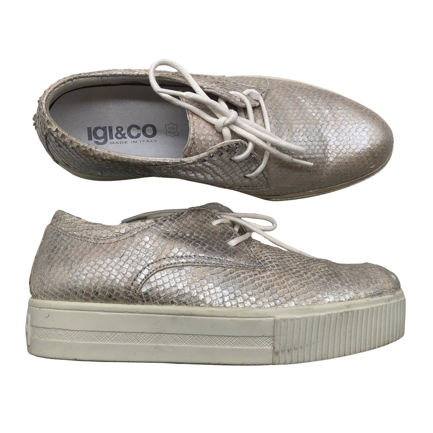 Naisten Igi&Co - Tennarit, koko 37 - Beige (1)