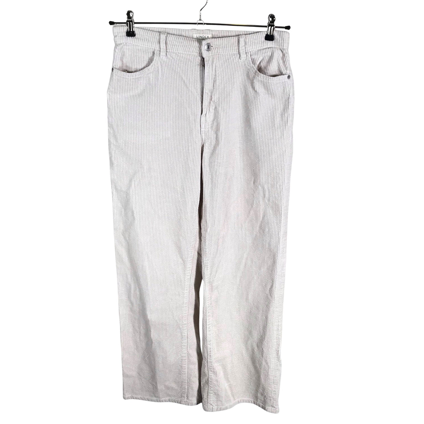 Naisten Lindex - Samettihousut, koko 38 - Beige (1)