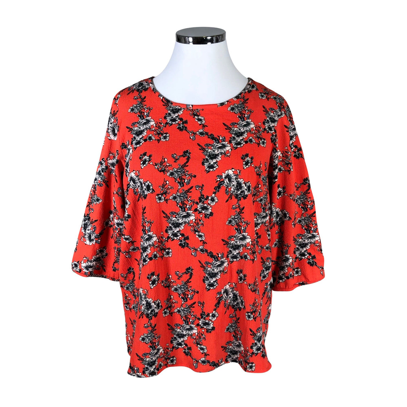 Naisten O.I.S - Lyhythihainen pusero, koko 42 - Oranssi (1)