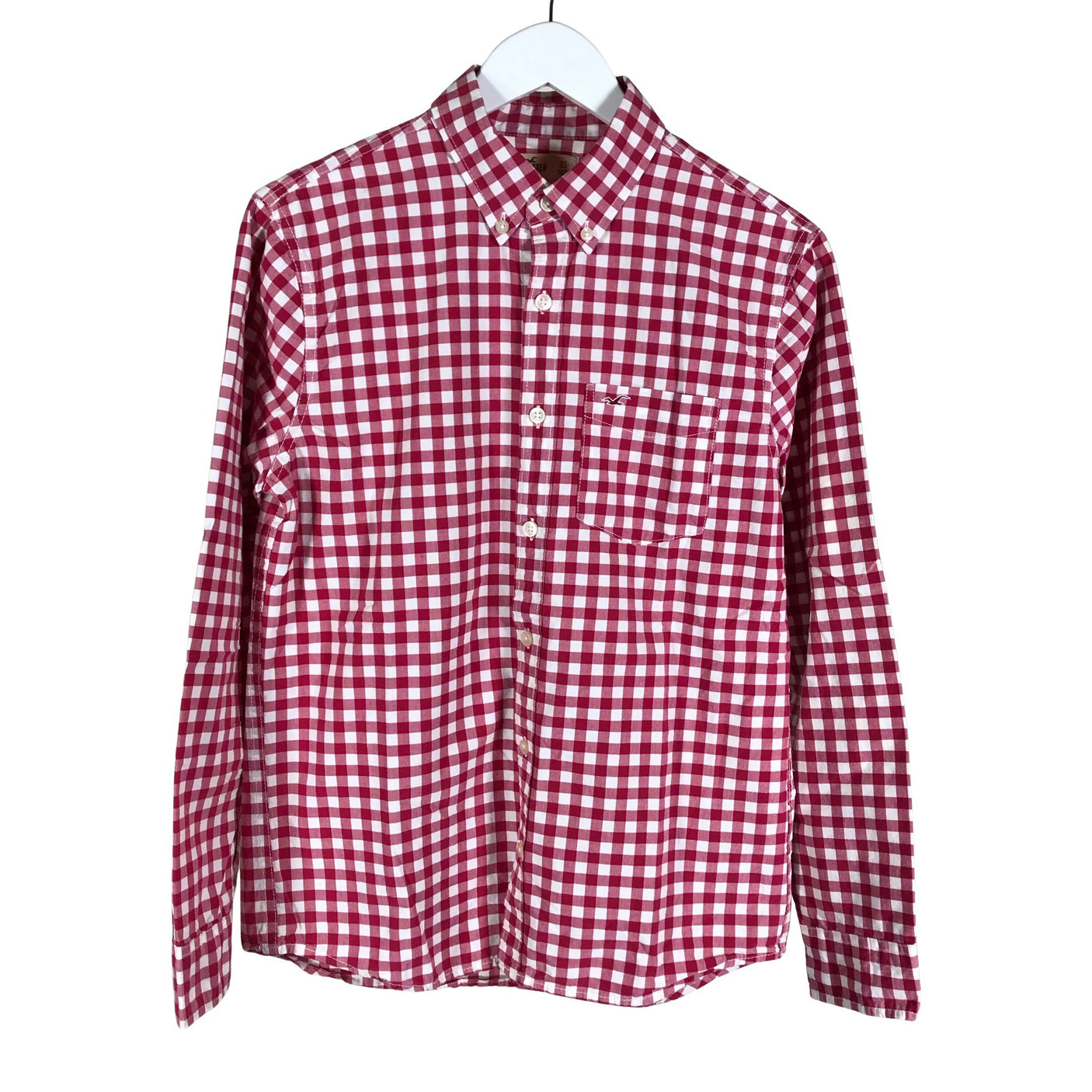 Miesten Hollister - Kauluspaita, koko XS - Punainen (1)