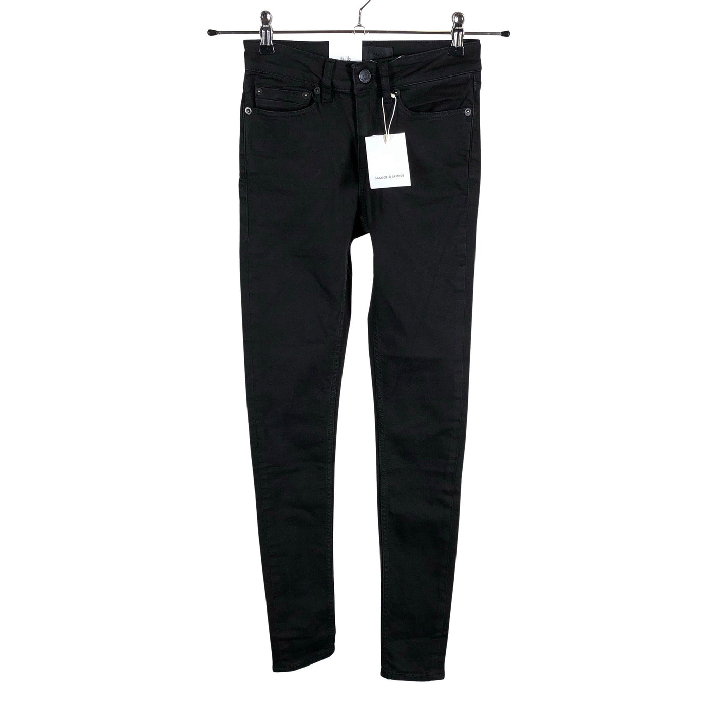 Naisten Samsoe&Samsoe - Farkut, koko W24 - Musta (1)