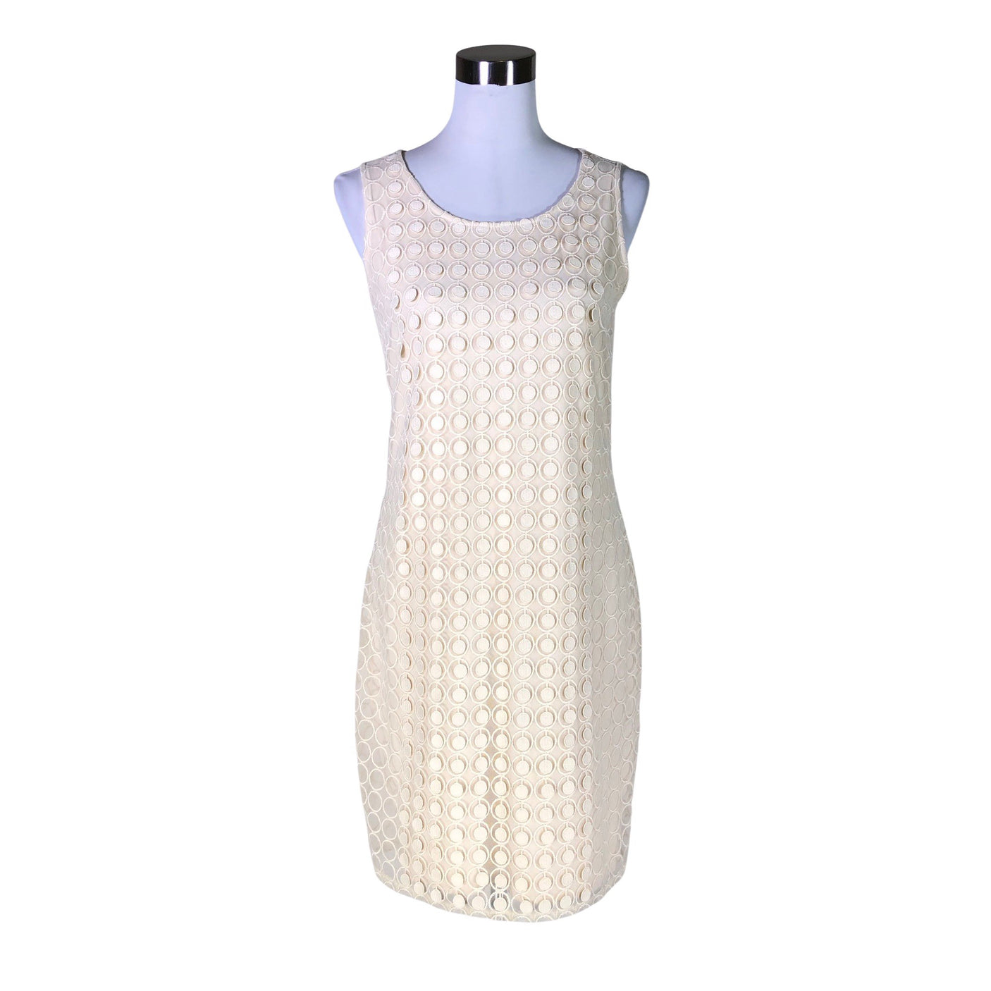 Naisten Esprit - Trikoomekko, koko 38 - Beige (1)