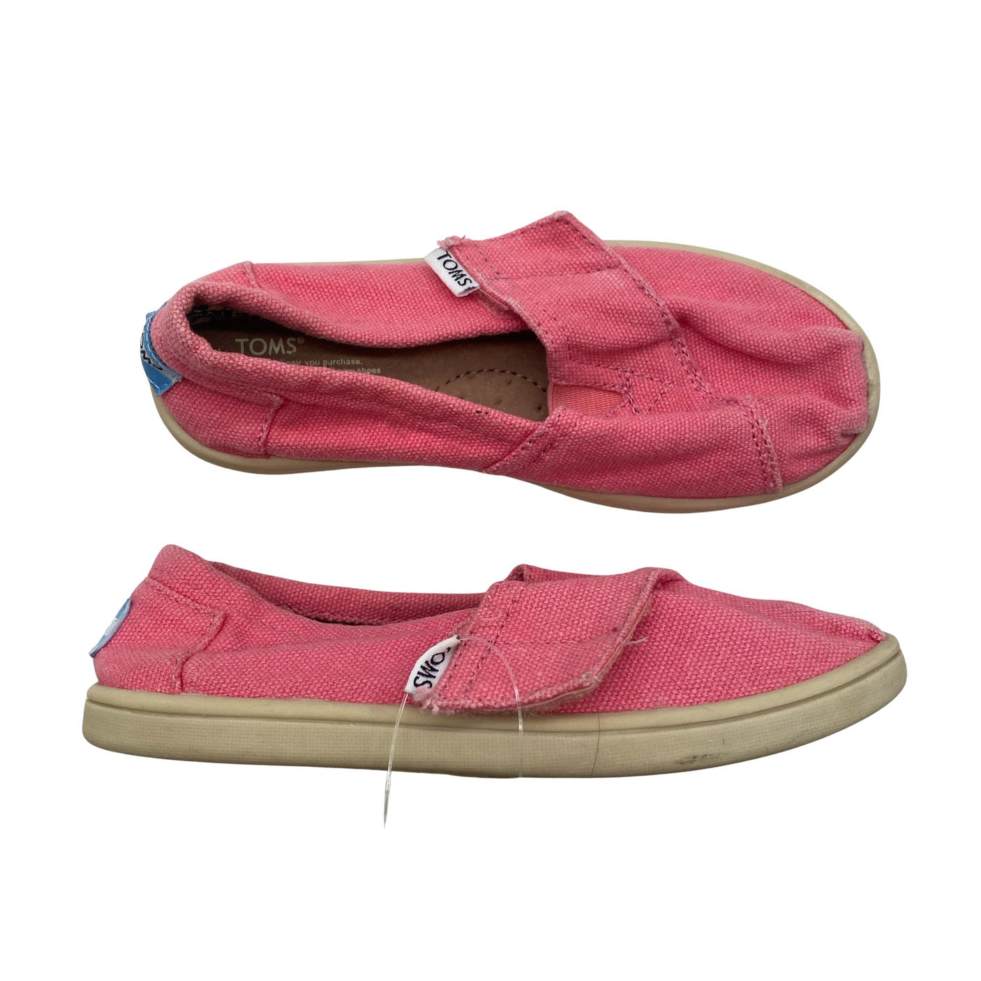 Tyttöjen Toms - Loaferit, koko 28 - Vaaleanpunainen (1)