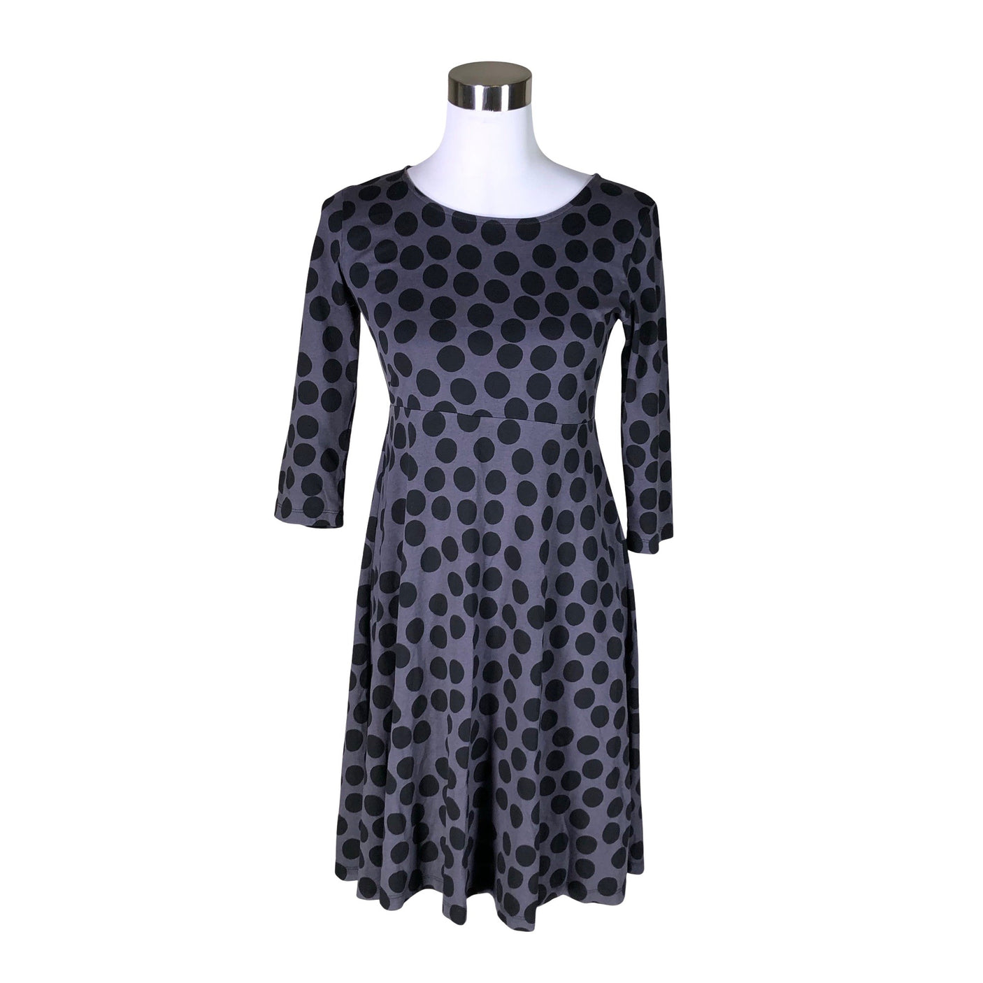 Naisten Marimekko - Trikoomekko, koko 36 - Harmaa (1)