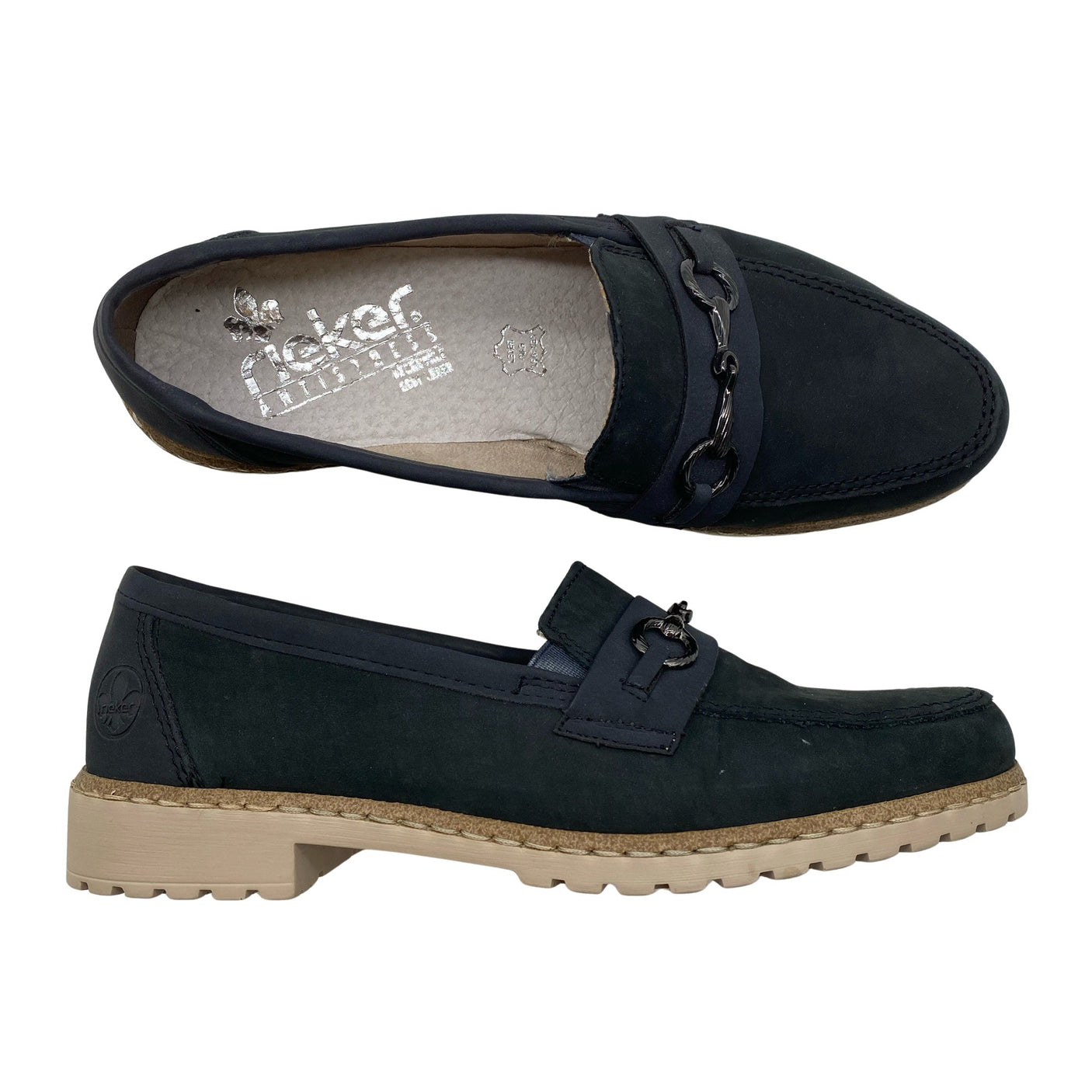 Naisten Rieker - Loaferit, koko 36 - Sininen (1)