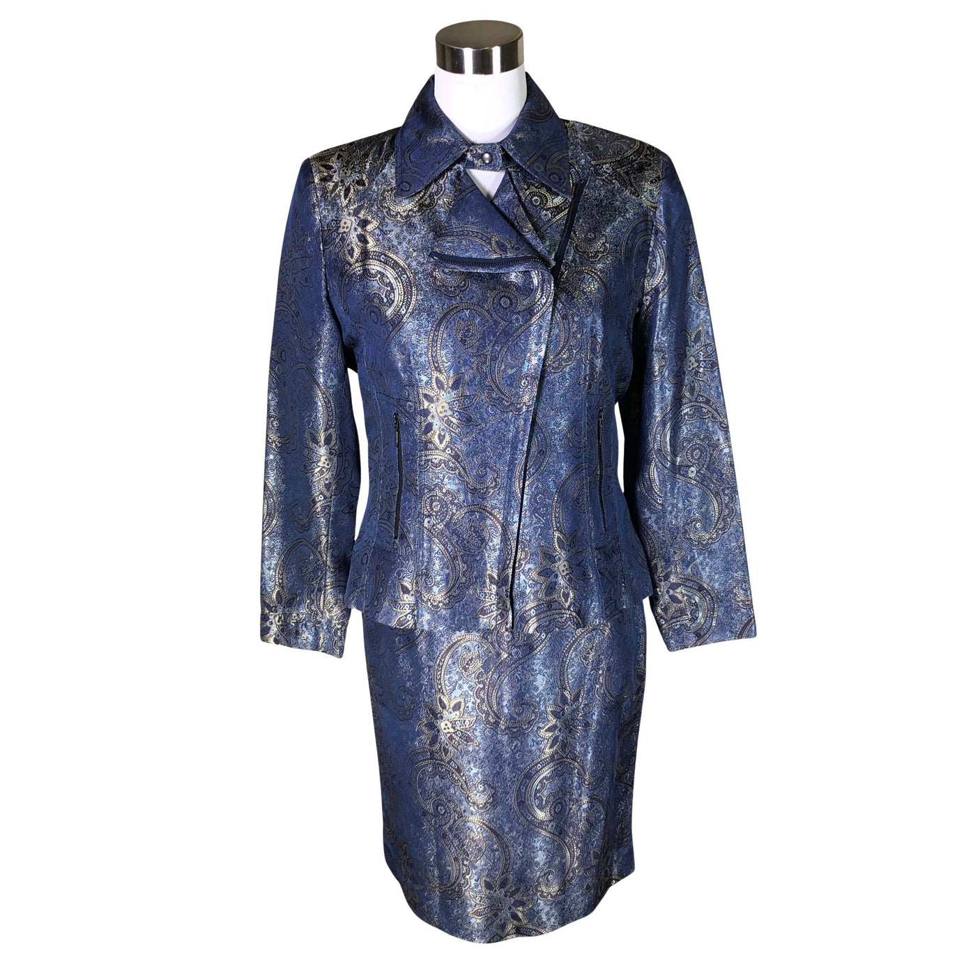 Naisten Alain Manoukian - Jakkupuku, koko 38 - Sininen (1)