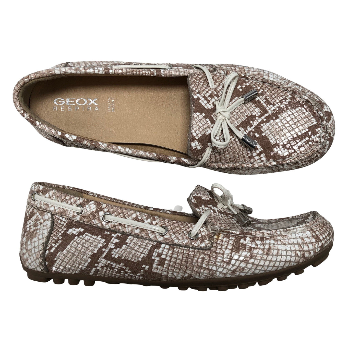Naisten Geox - Loaferit, koko 36 - Ruskea (1)