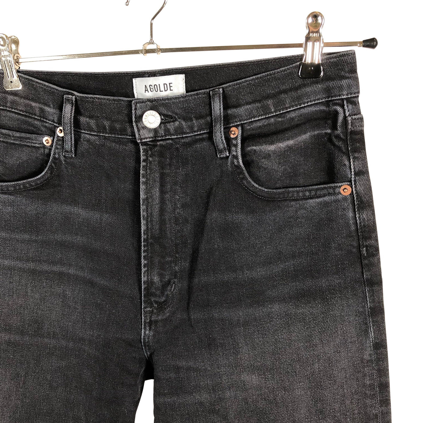 Naisten Agolde - Farkut, koko W28 - Harmaa (3)