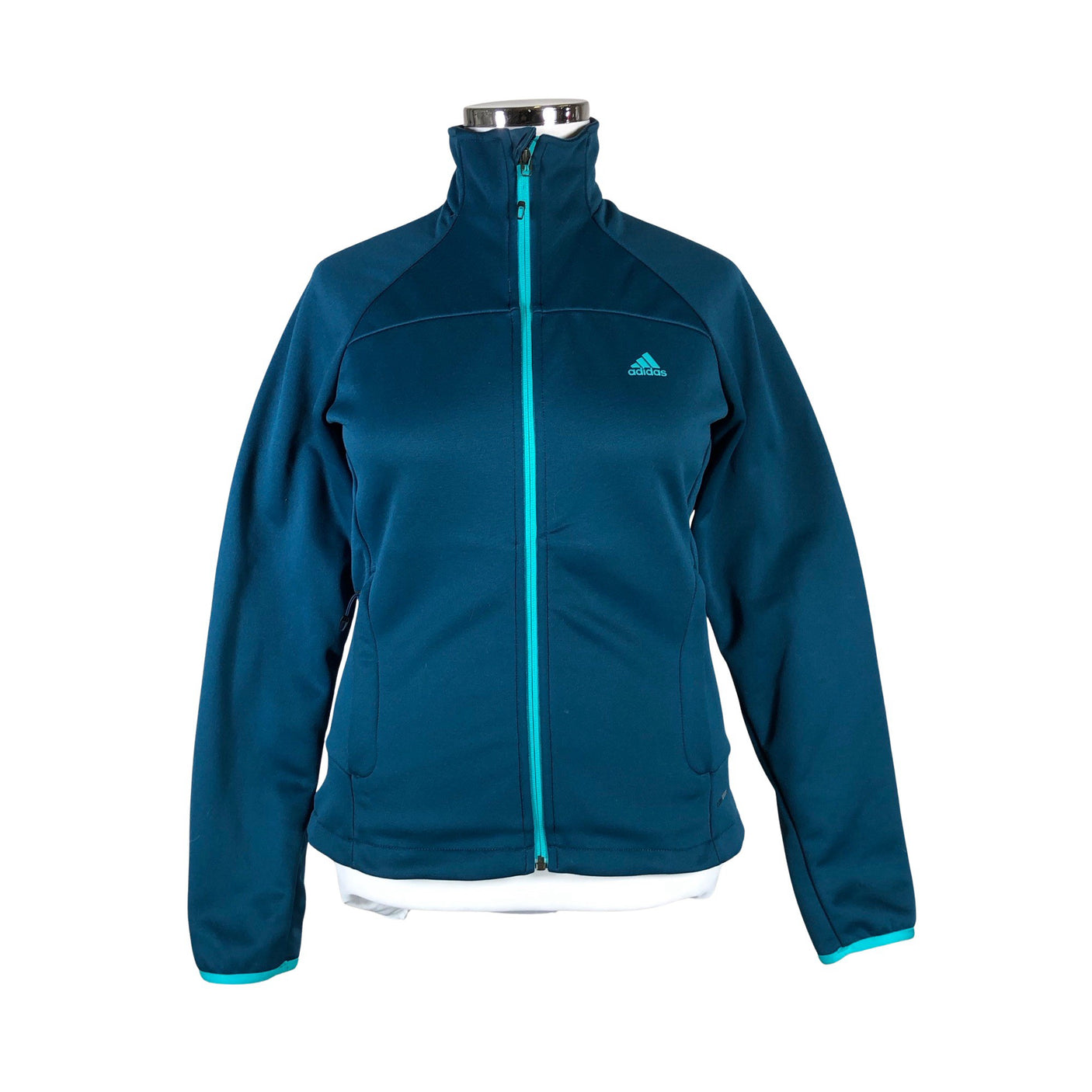Naisten Adidas - Urheilutakki, koko 42 - Vihreä (1)