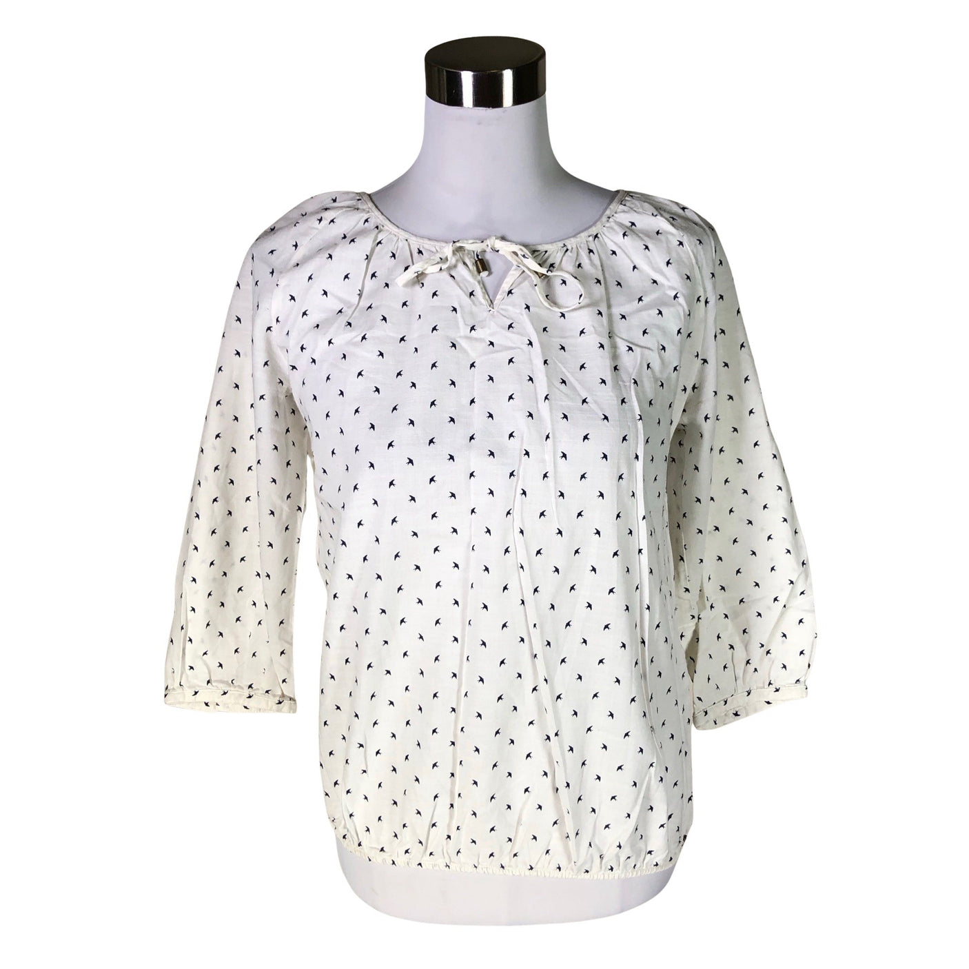 Naisten Luhta - Lyhythihainen pusero, koko 38 - Luonnonvalkoinen (1)