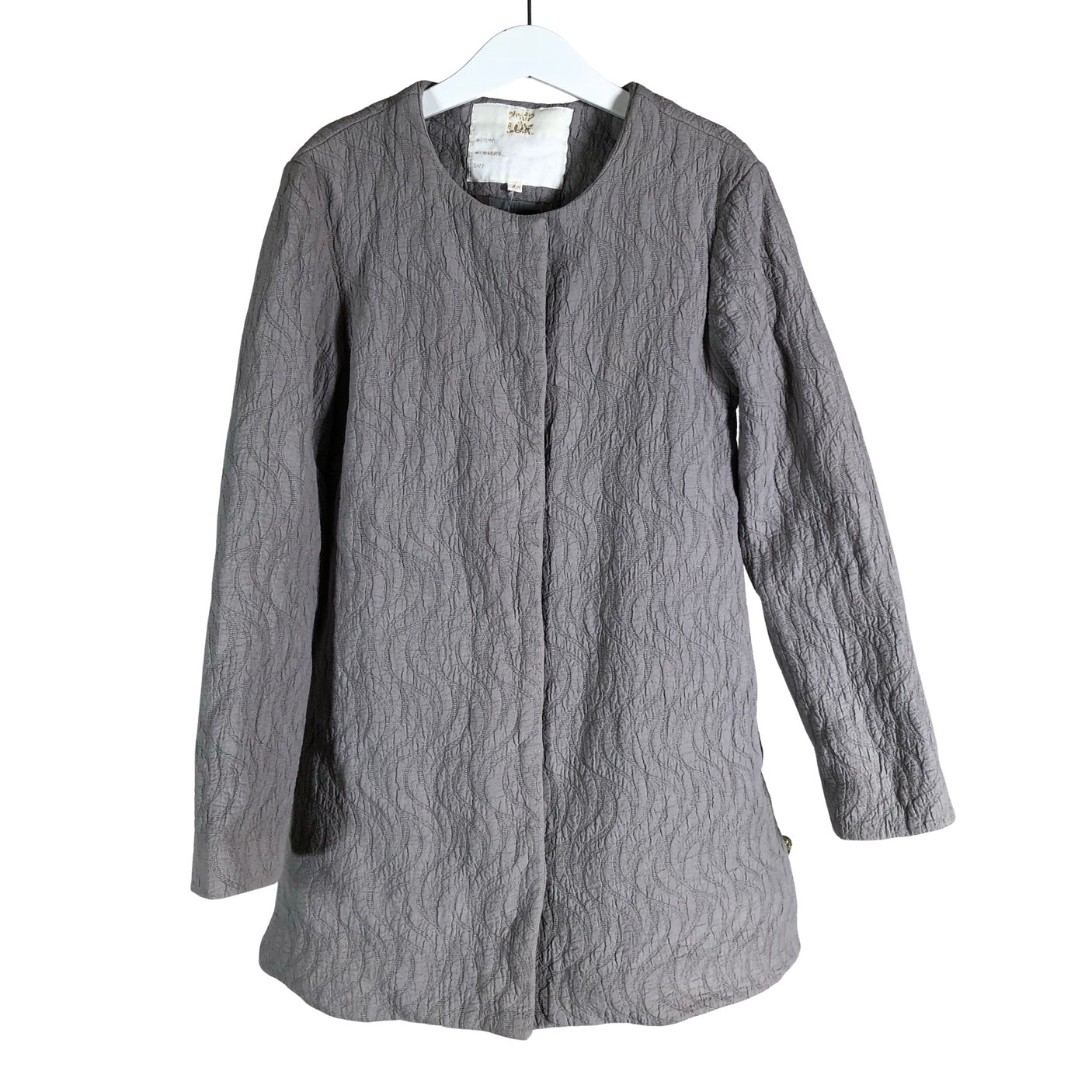 Tyttöjen POMPdeLUX - Trenssitakki, koko 134 - 140 - Harmaa (1)