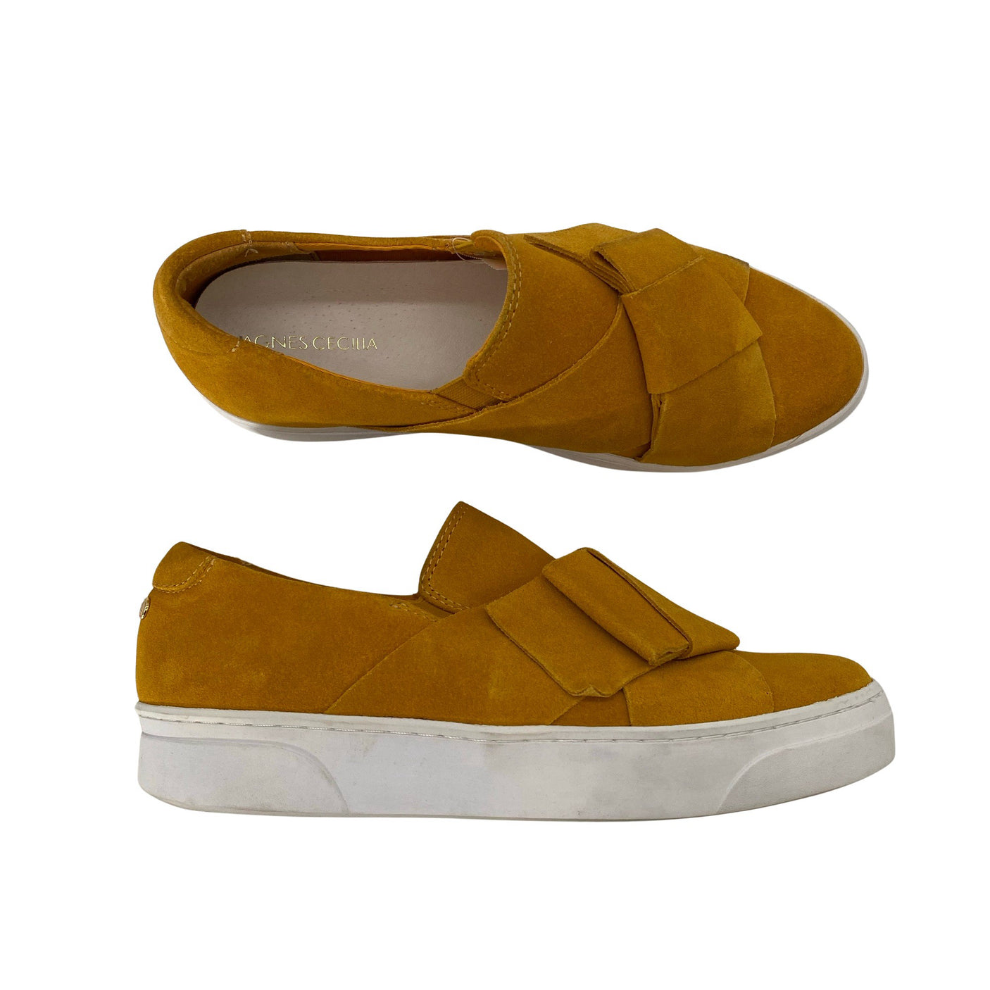 Naisten Agnes Cecilia - Loaferit, koko 38 - Keltainen (1)