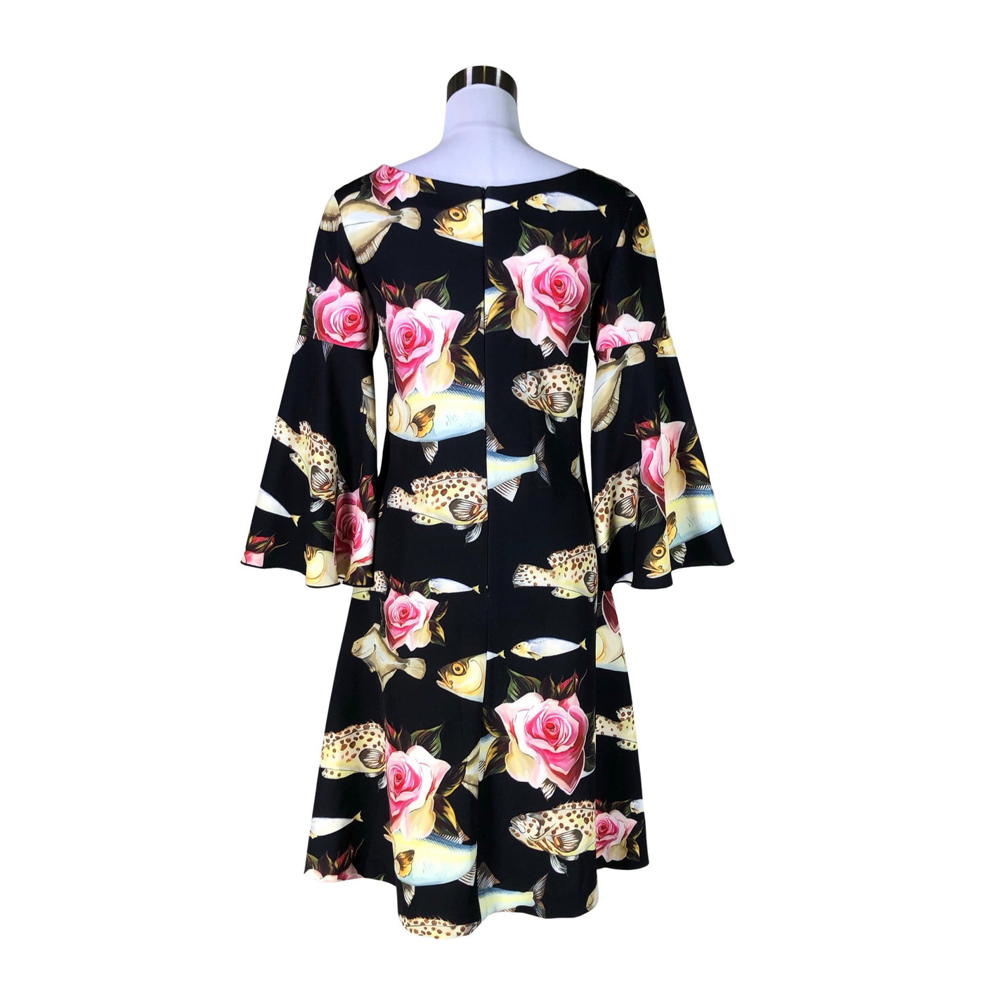 Naisten A'dress - Sifonkimekko, koko 34 - Musta (2)