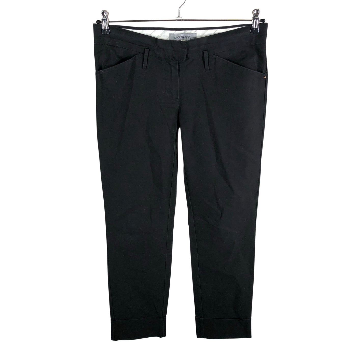 Naisten Sportmax - Kangashousut, koko 40 - Musta (1)