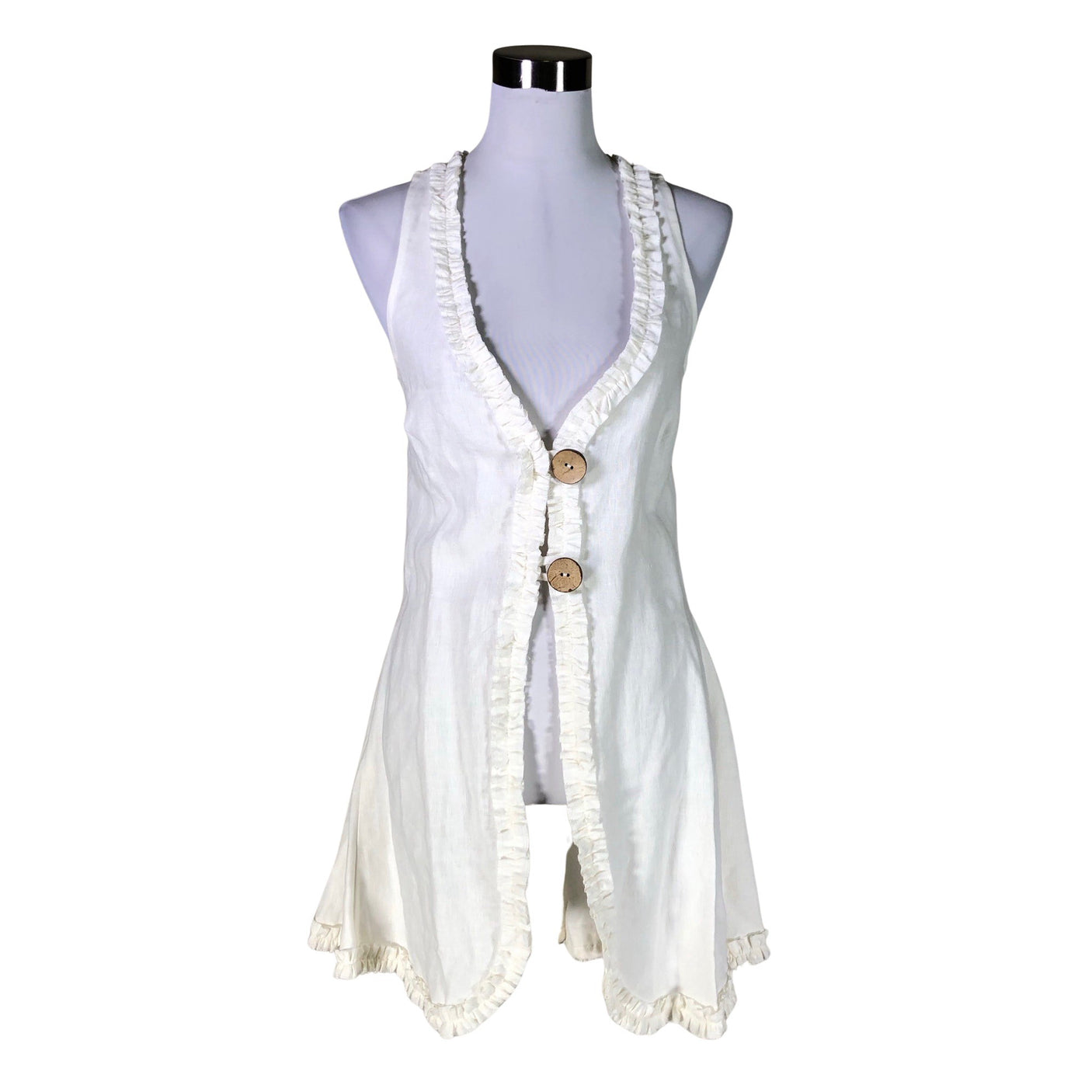 Naisten Bypias - Liivi, koko 36 - Luonnonvalkoinen (1)