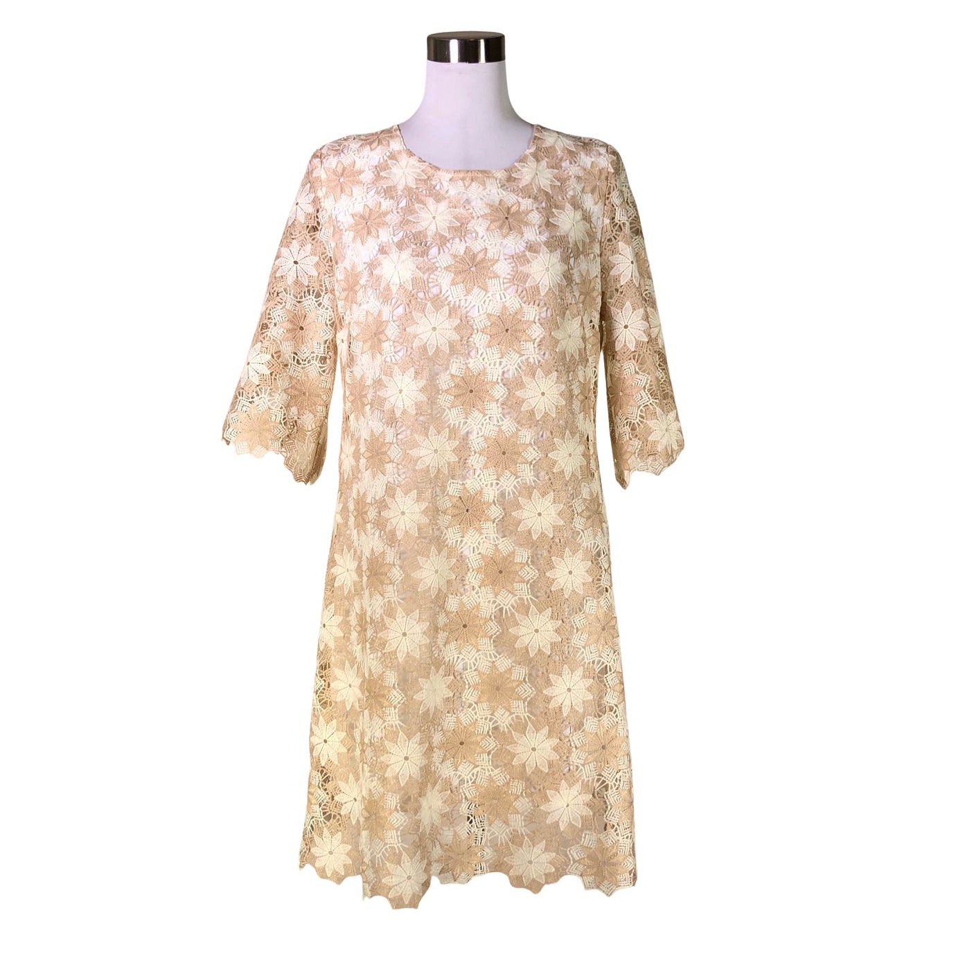 Naisten Ana Alcazar - Juhlamekko, koko 40 - Beige (1)