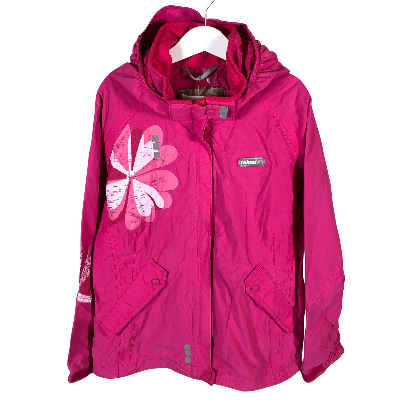 Tyttöjen Reima - Välikausitakki, koko 134 - 140 - Pinkki (1)