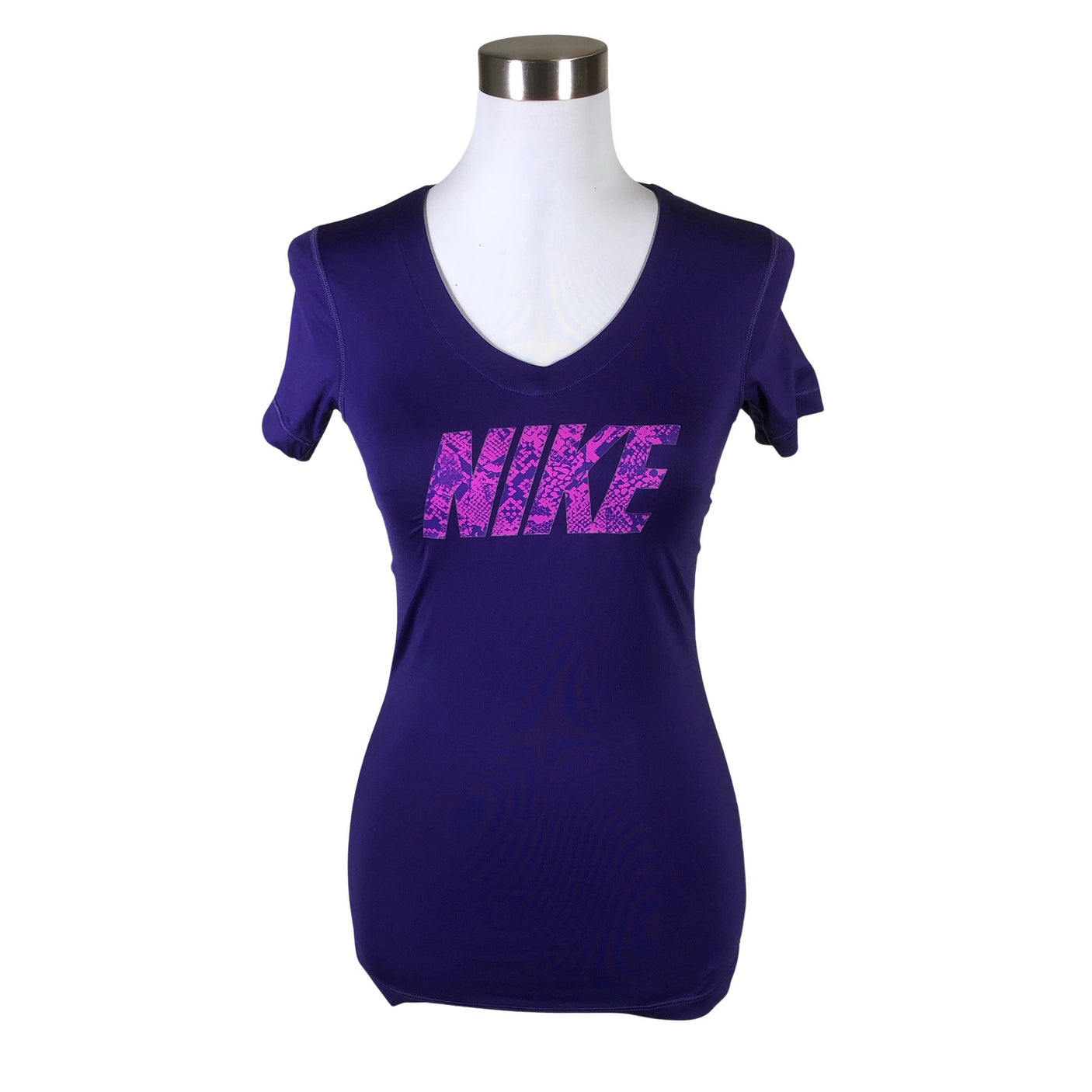 Naisten Nike - Urheilupaita, lyhyet hihat, koko 36 - Violetti (1)